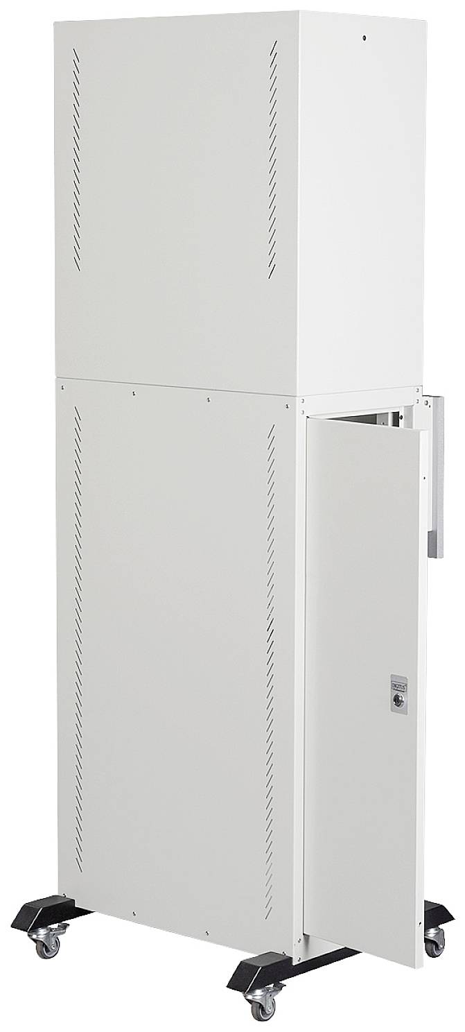 Digitus DN-39007 PC-Schrank (B x H x T) 600 x 1800 x 600 mm Lichtgrau (RAL 7035), Blau-Grau