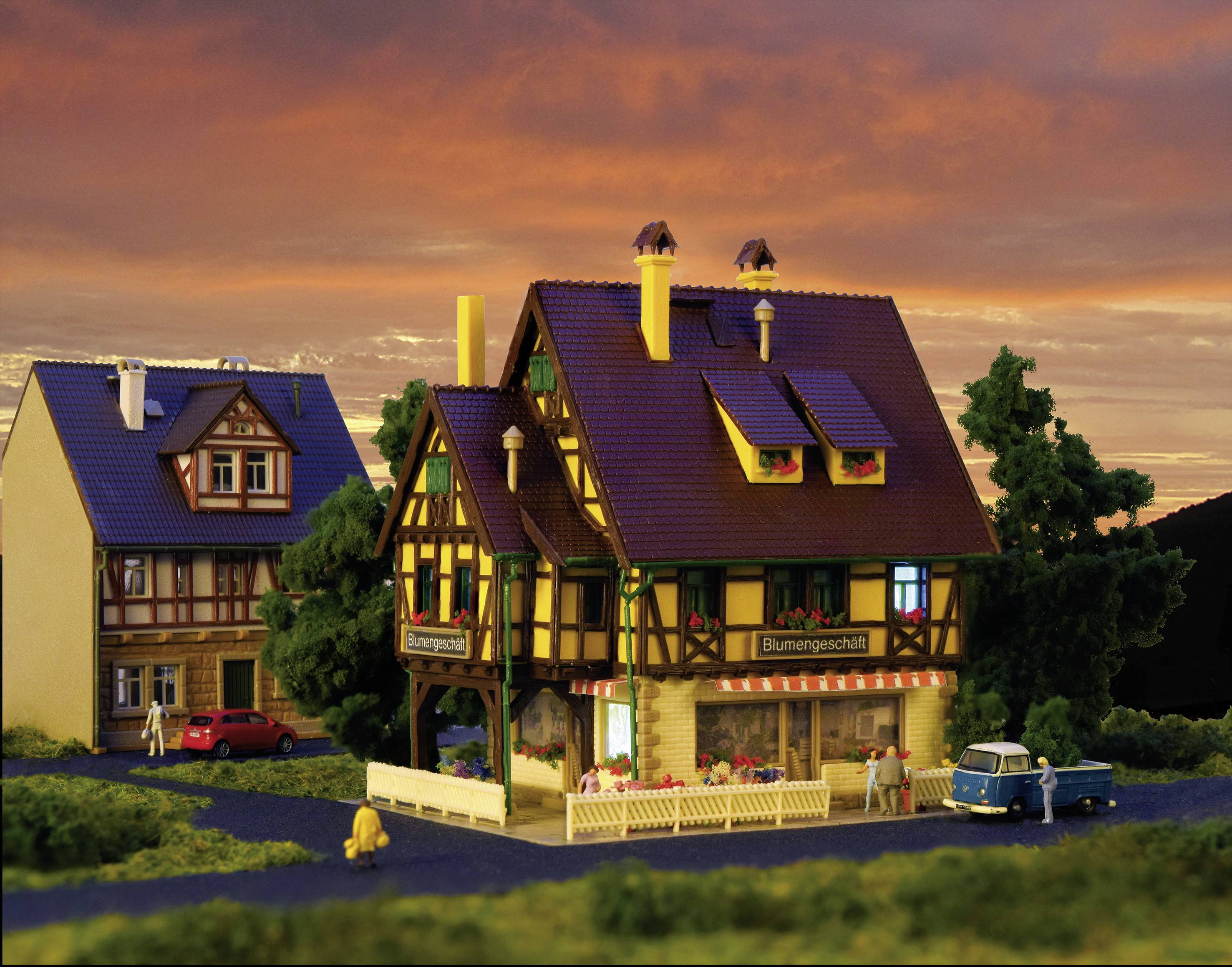 Vollmer 47692 N Blumengeschäft mit Inneneinrichtung