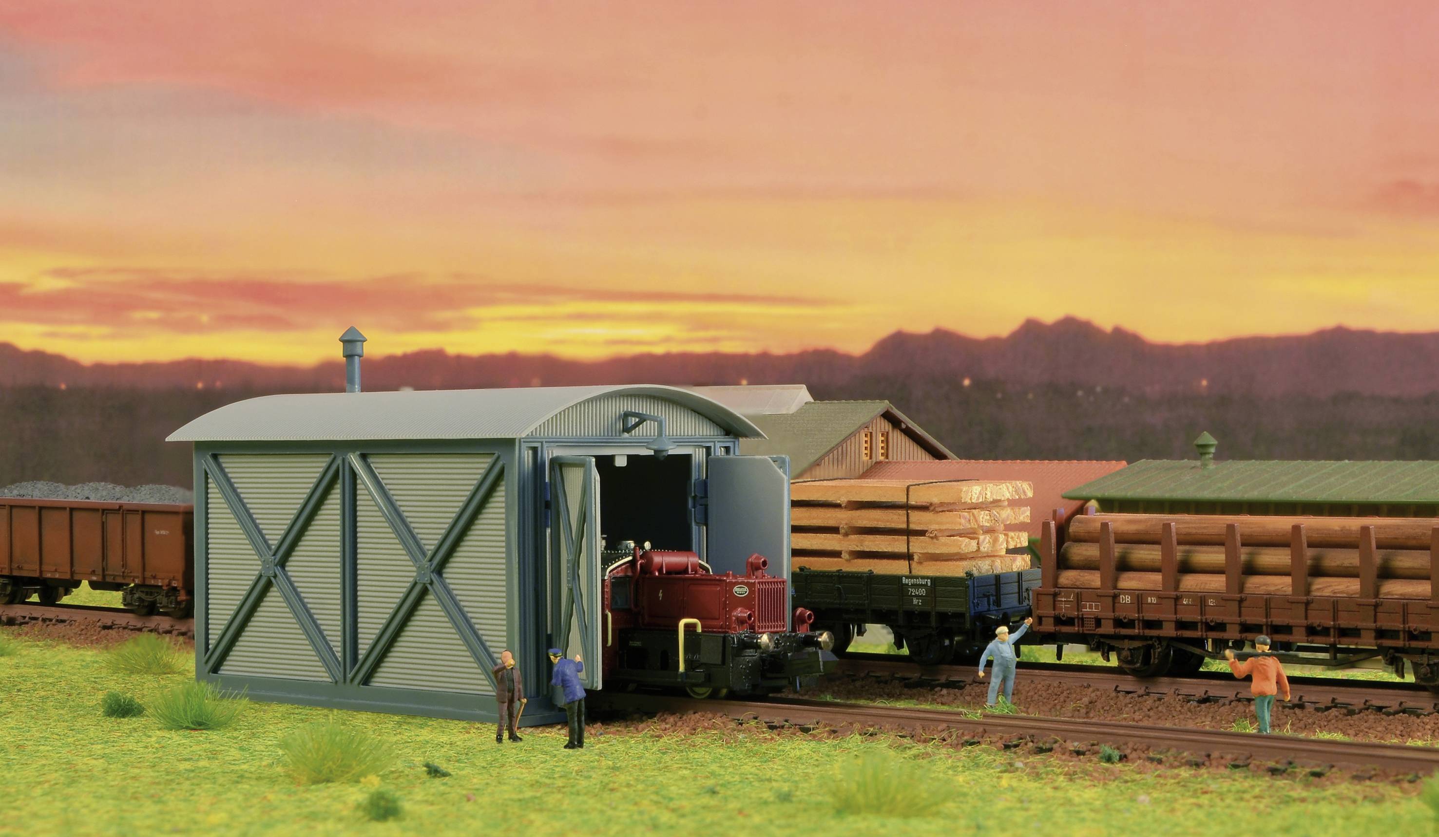 Vollmer 47610 N Lokschuppen für Köf, einständig