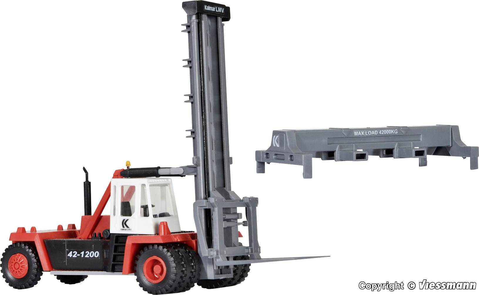 Kibri 11751 H0 Baufahrzeug Modell Kalmar Containerlader