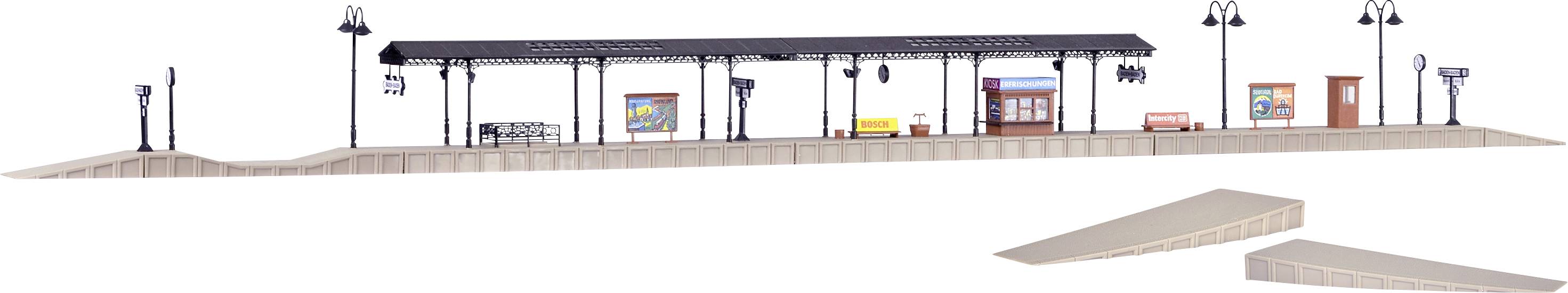 Vollmer 43559 H0 Bahnsteig Baden-Baden, sechsteilig