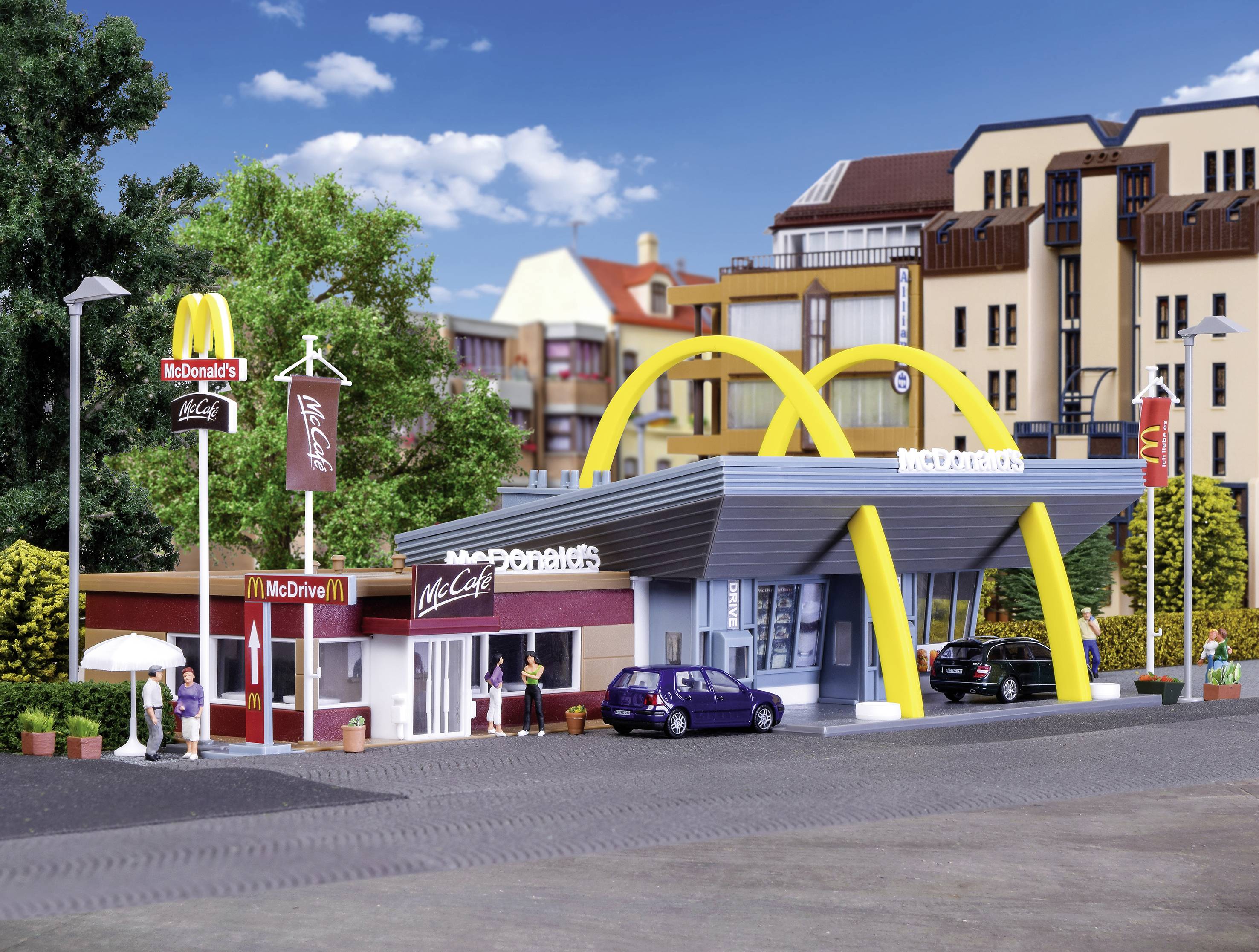 Vollmer 43635 H0 McDonald´s Schnellrestaurant mit McCafé