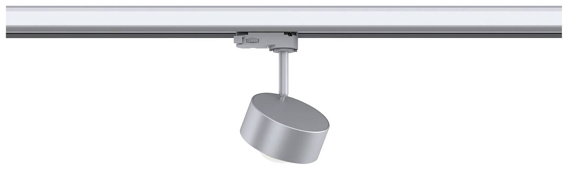 Paulmann ProRail3 Spot Aldan 9W Sil 3000K 3Ph dim Systemleuchte (Basis) ProRail3 8.00W Silber, Schwarz