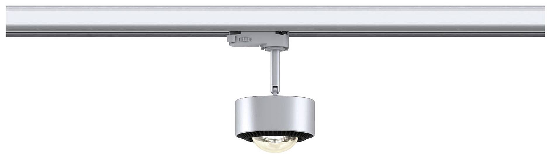 Paulmann ProRail3 Spot Aldan 9W Sil 3000K 3Ph dim Systemleuchte (Basis) ProRail3 8.00W Silber, Schwarz