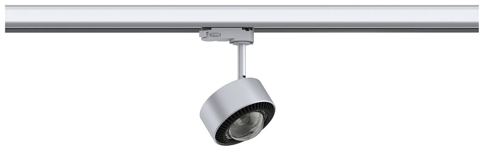 Paulmann ProRail3 Spot Aldan 9W Sil 4000K 3Ph dim Systemleuchte (Basis) ProRail3 0.00W Silber, Schwarz