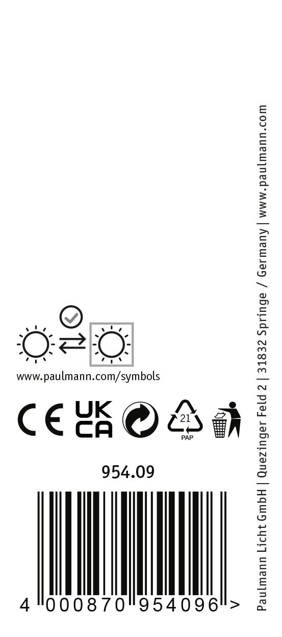 Paulmann Apol II Systemleuchte (Basis) ProRail3 E27 Chrom