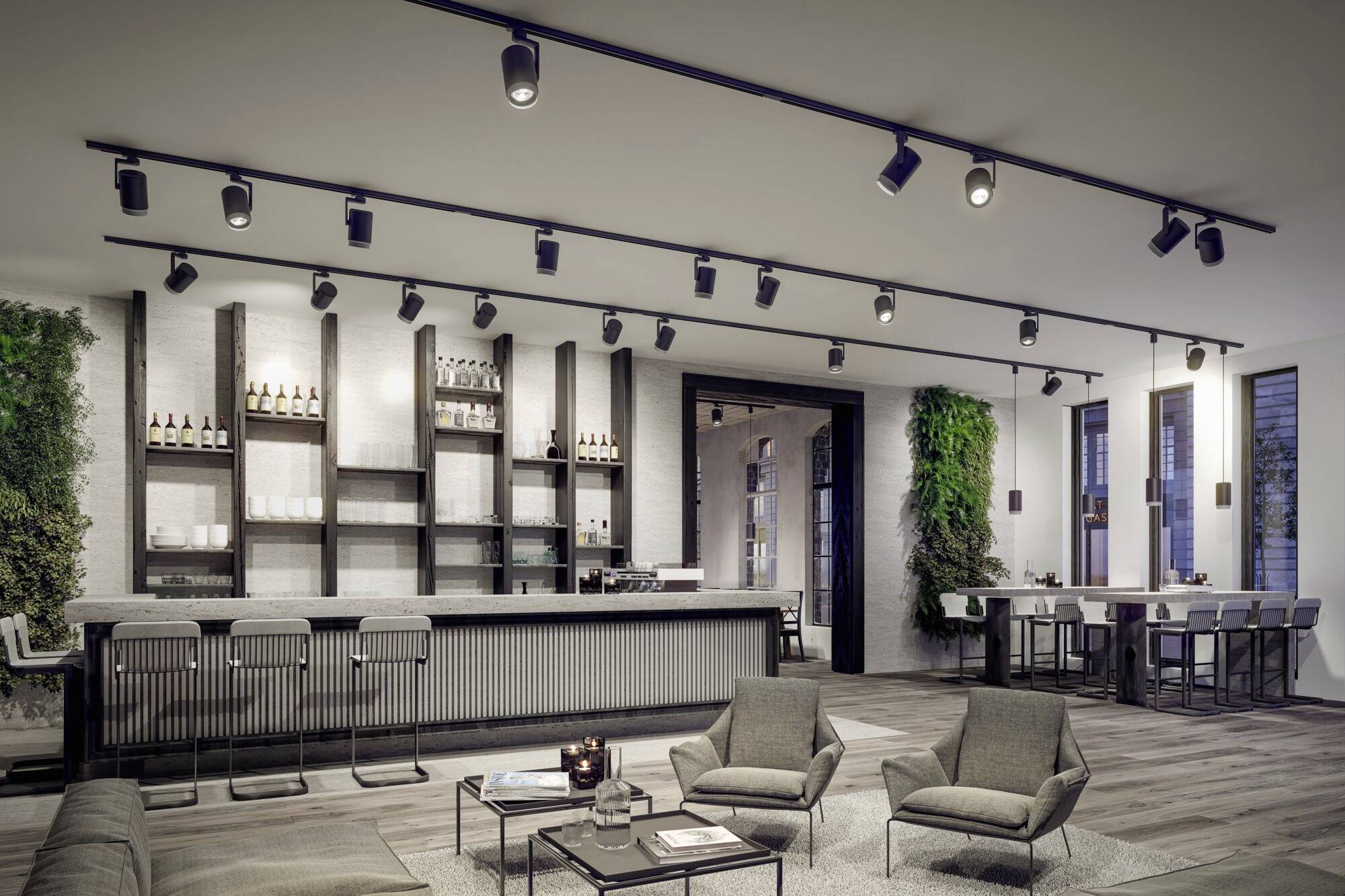 Paulmann ProRail3 Spot Asthene max20W E27 Sw Systemleuchte (Basis) ProRail3 E27 Schwarz