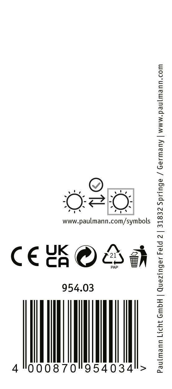 Paulmann Systemleuchte (Basis) ProRail3 E27 Silber