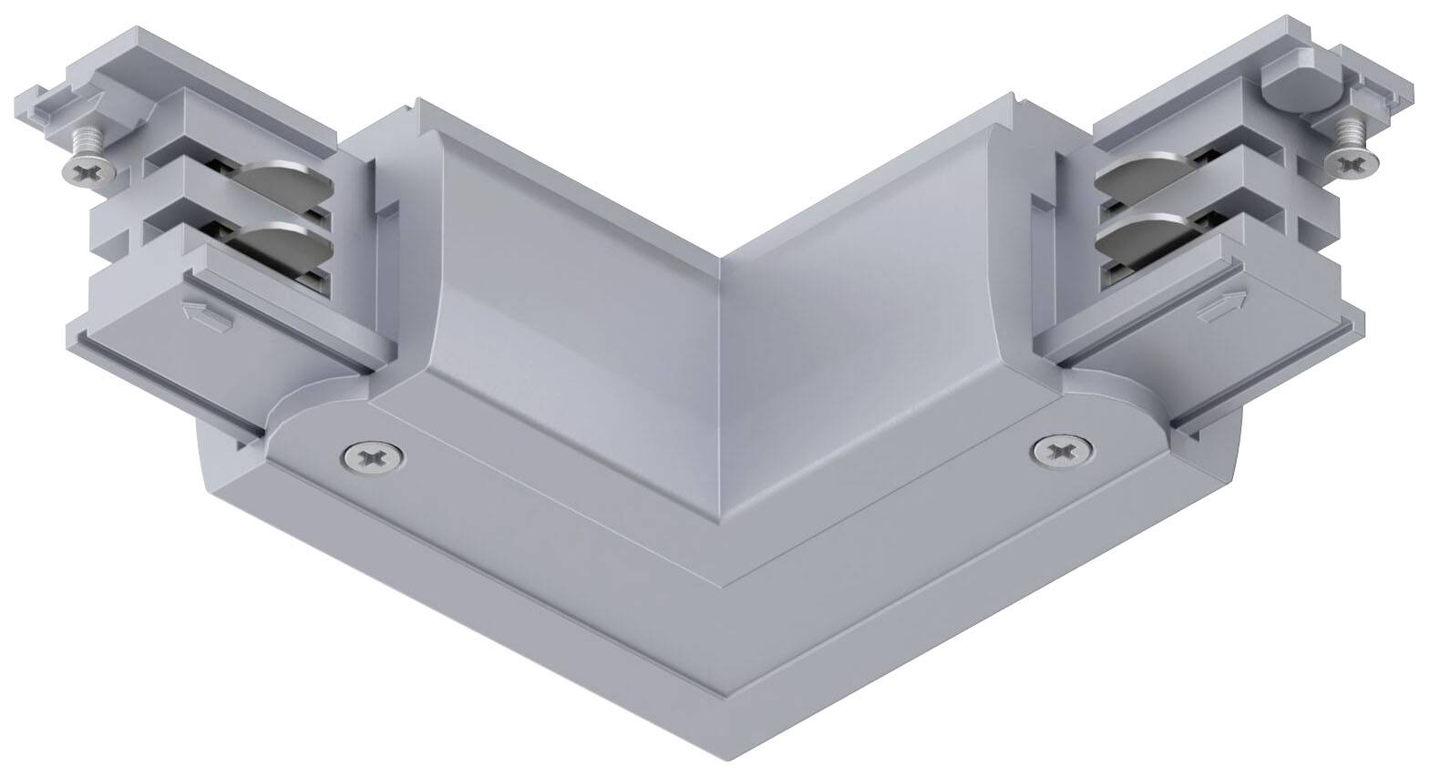 Paulmann 91370 ProRail3 L-Connect Erde Hochvolt-Schienensystem-Komponente L-Verbinder ProRail3 Silber