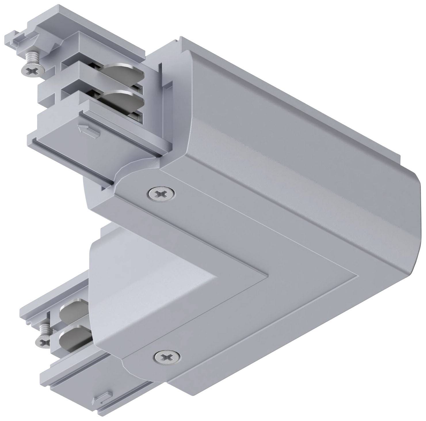 Paulmann 91371 ProRail3 L-Connect Erde Hochvolt-Schienensystem-Komponente L-Verbinder ProRail3 Silber