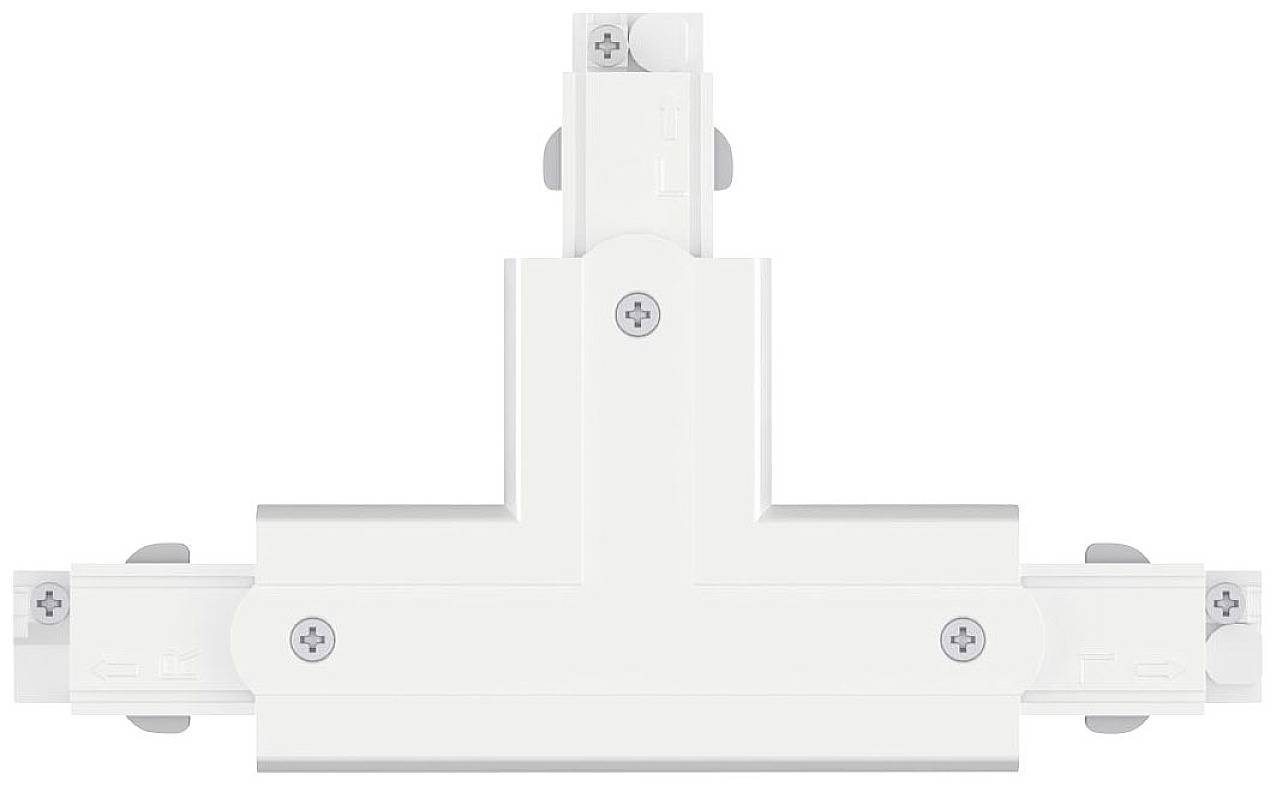 Paulmann 91378 ProRail3 T-Connect Erde Hochvolt-Schienensystem-Komponente T-Verbinder ProRail3 Weiß