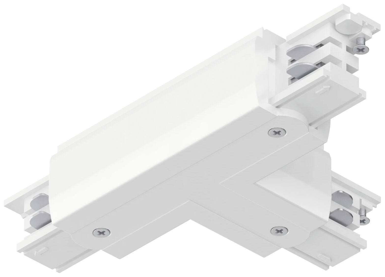 Paulmann 91379 ProRail3 T-Connect Erde Hochvolt-Schienensystem-Komponente T-Verbinder ProRail3 Weiß