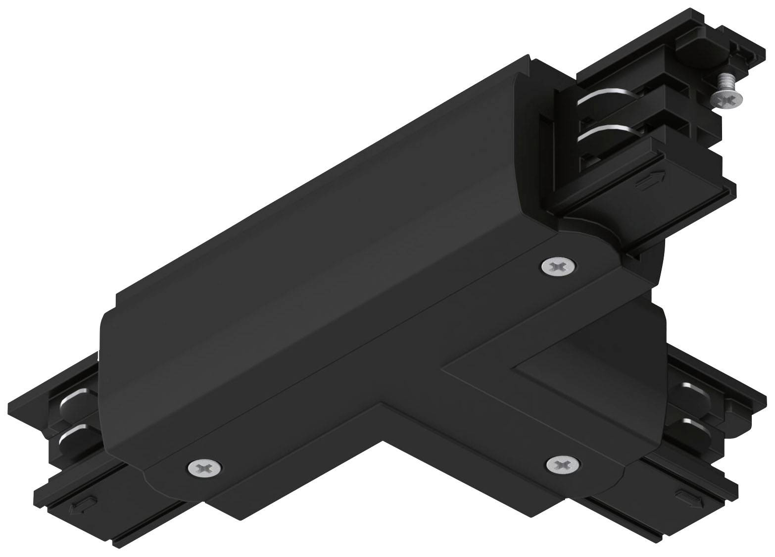 Paulmann 91380 ProRail3 T-Connect Erde Hochvolt-Schienensystem-Komponente T-Verbinder ProRail3 Schwarz