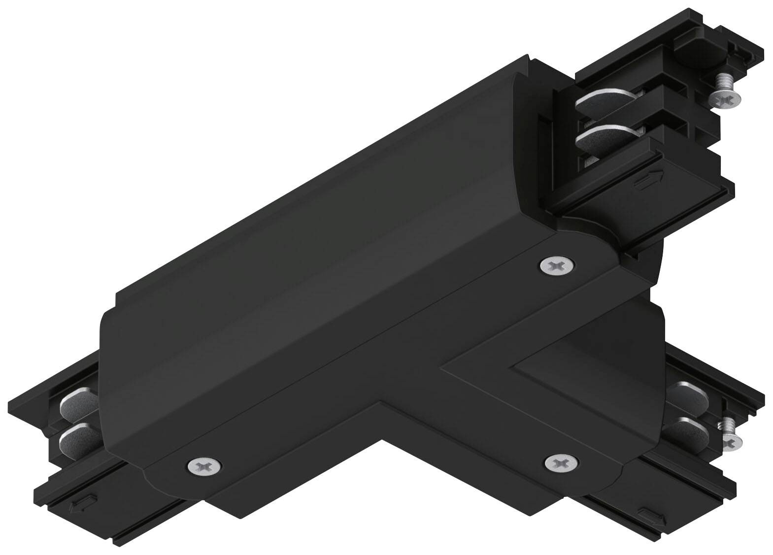 Paulmann 91381 ProRail3 T-Connect Erde Hochvolt-Schienensystem-Komponente T-Verbinder ProRail3 Schwarz