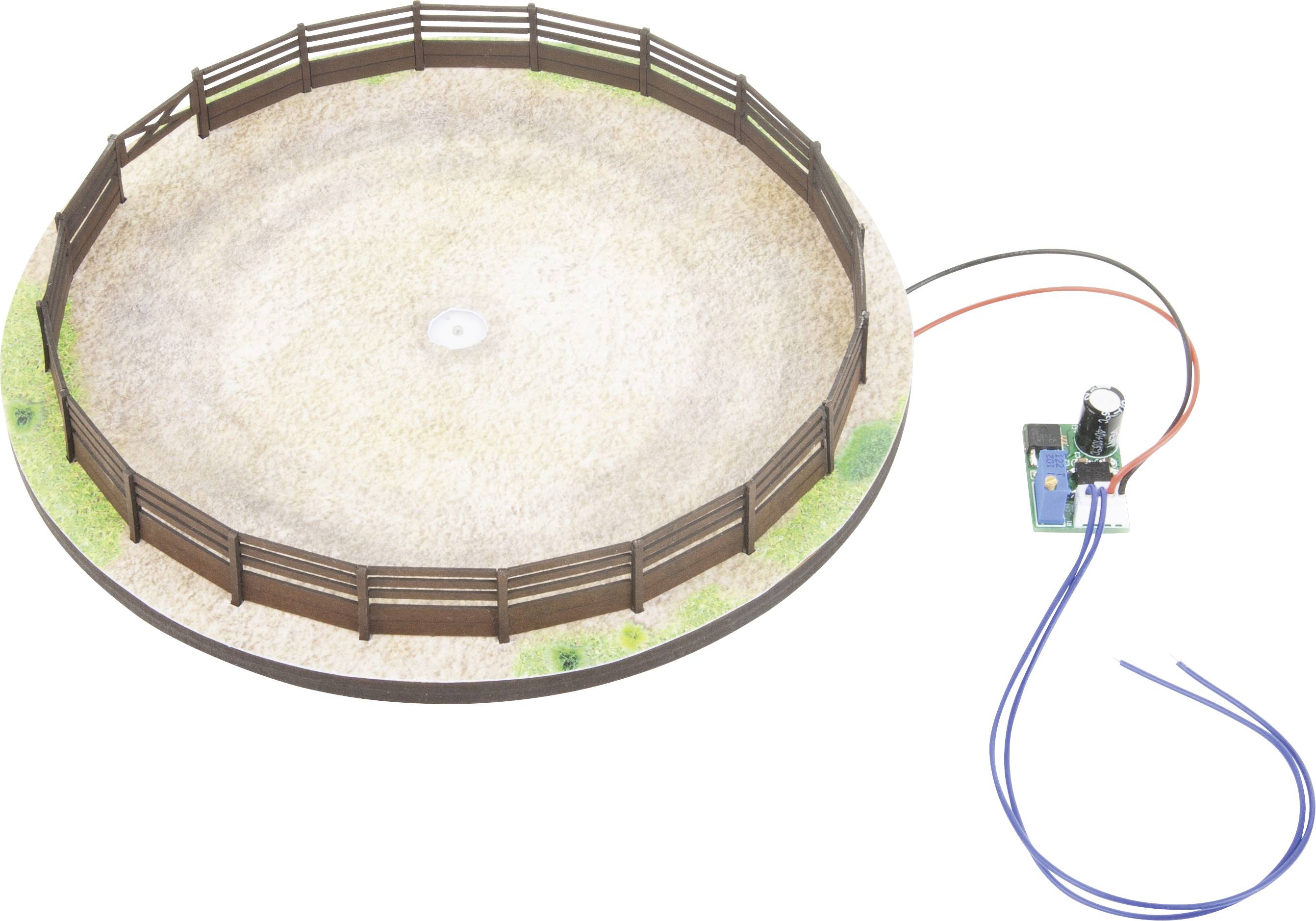 NOCH 66717 H0 micro-motion Reitplatz mit Pferde-Boxen