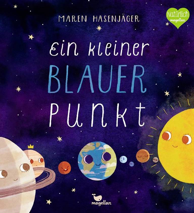 Ein kleiner blauer Punkt