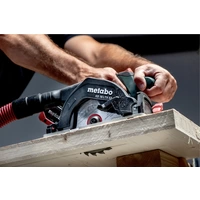 Metabo SET KS 18 LTX 57 Akku-Handkreissäge Schnitttiefe max. (90°) 57mm ohne Akku, inkl. Koffer, inkl. Kappschiene, inkl Metabo SET KS 18 LTX 57 Akku-Handkreissäge Schnitttiefe max. (90°) 57mm ohne Akku, inkl. Koffer, inkl. Kappschiene, inkl