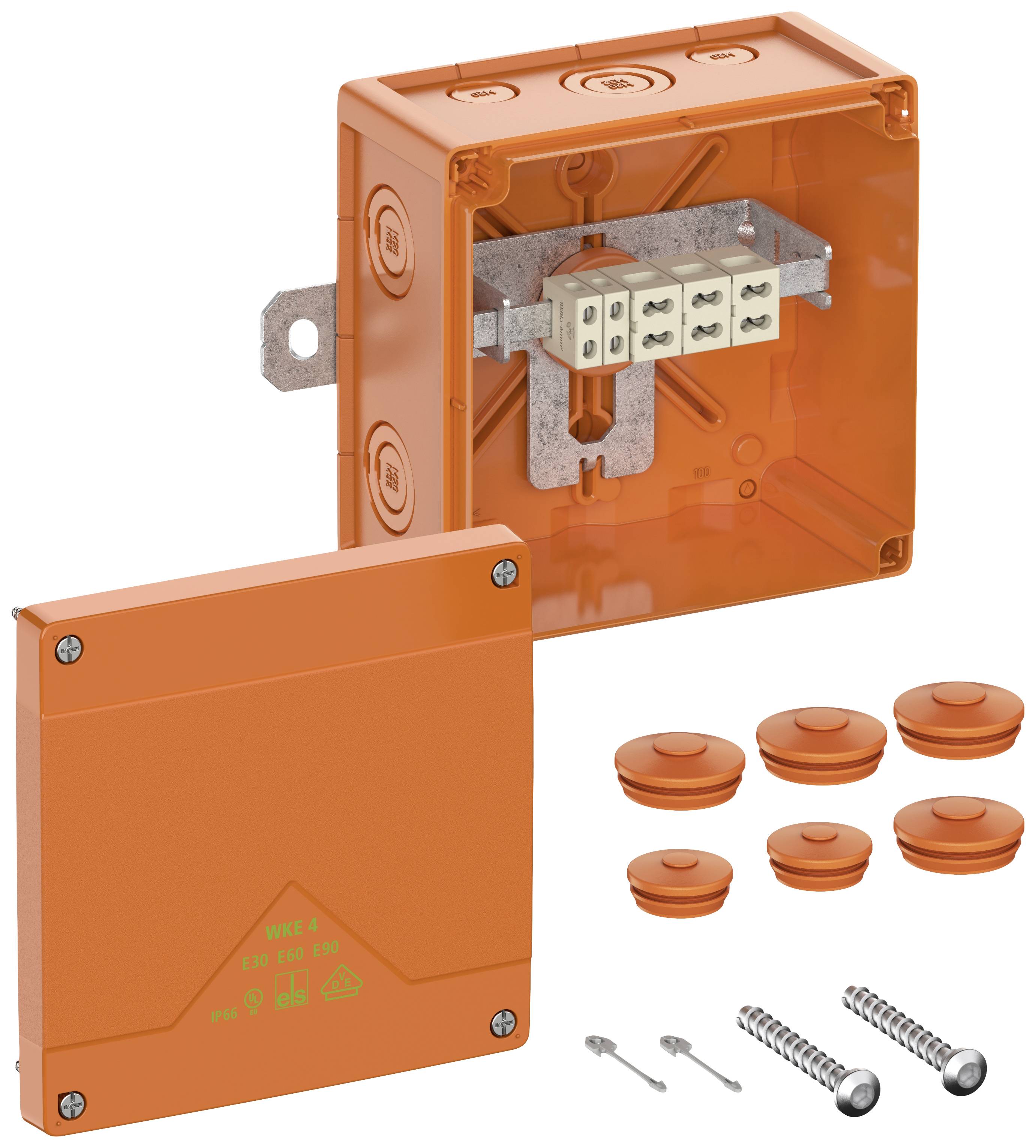 Spelsberg 86771001 Abzweigkasten (L x B x H) 150 x 150 x 85 mm Orange IP66 1 St.