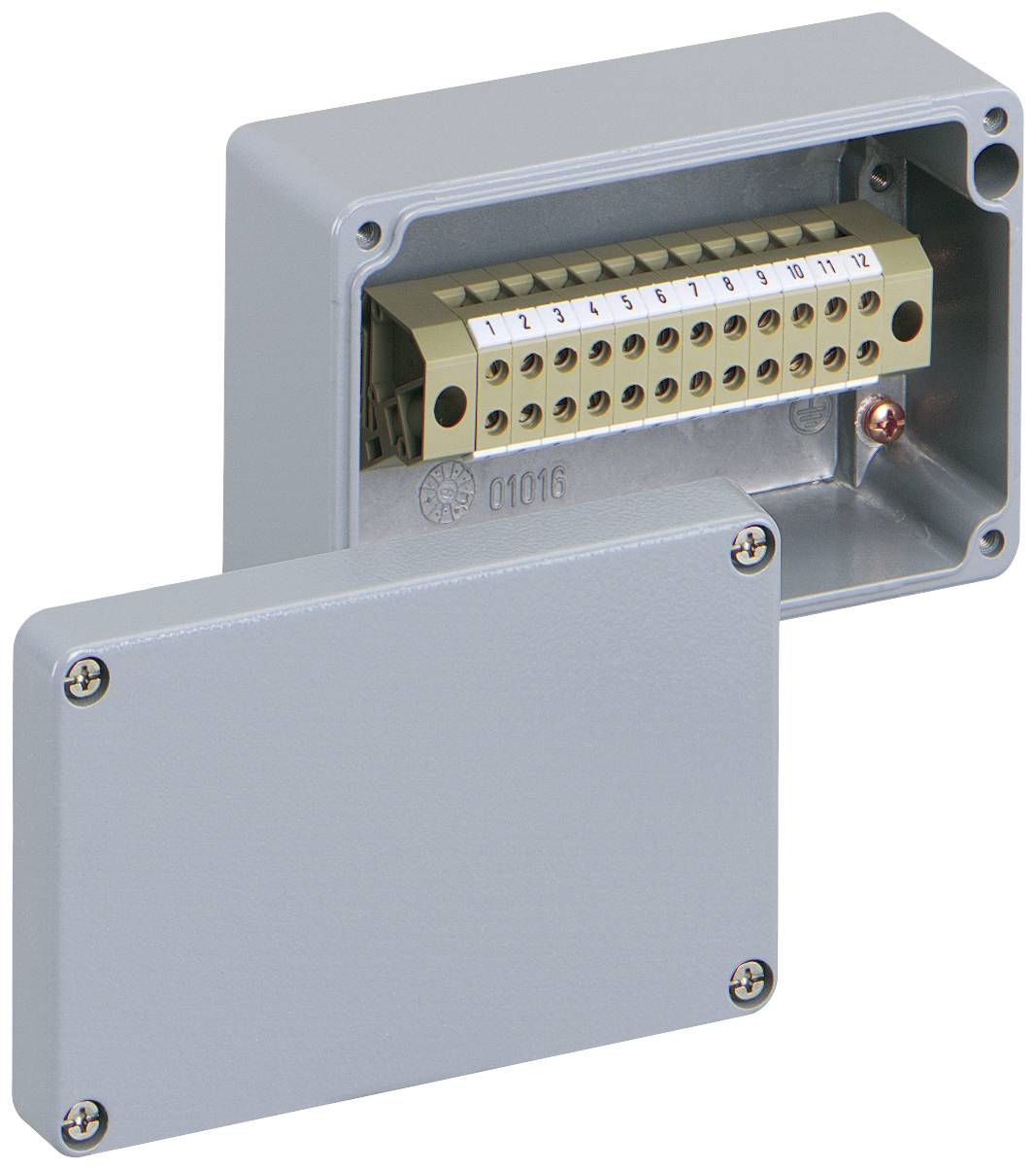 Spelsberg ALR 1308-4q Reihenklemmen-Gehäuse 80 x 125 x 57 Aluminium Grau 1St.