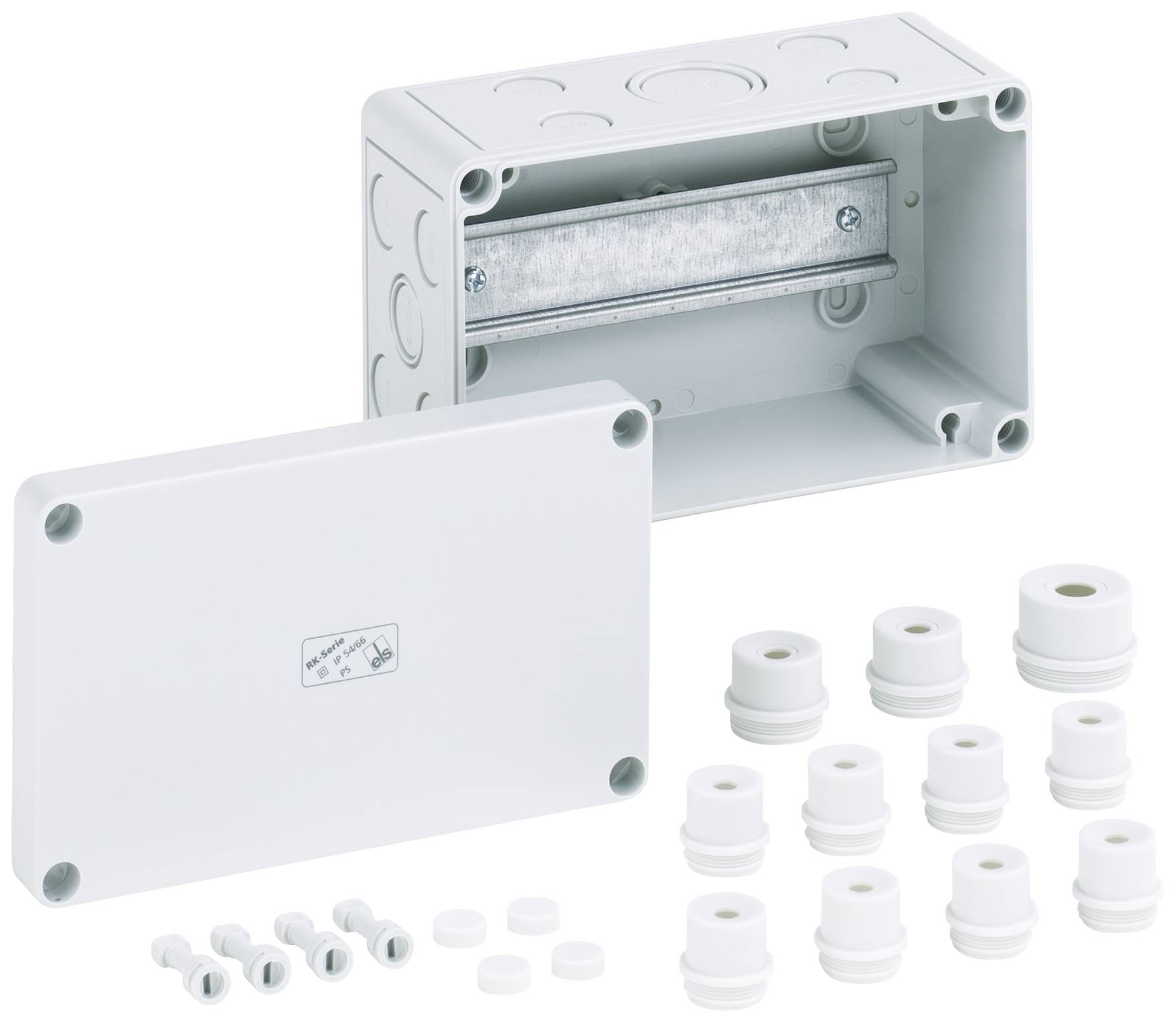 Spelsberg RKi 4/18 K-L Reihenklemmen-Gehäuse 110 x 180 x 90 Kunststoff Grau 1 St.