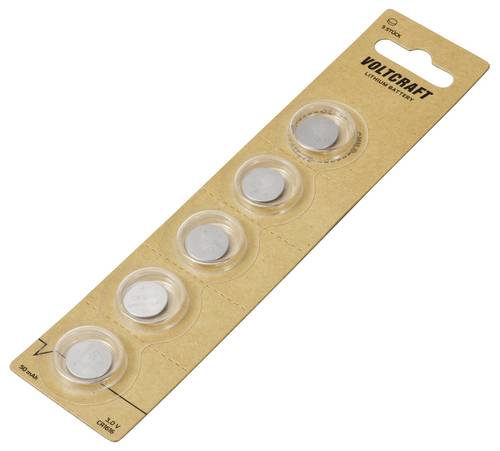 VOLTCRAFT Knopfzelle CR1616 3 V 5 St. 50 mAh Lithium VC-11894995