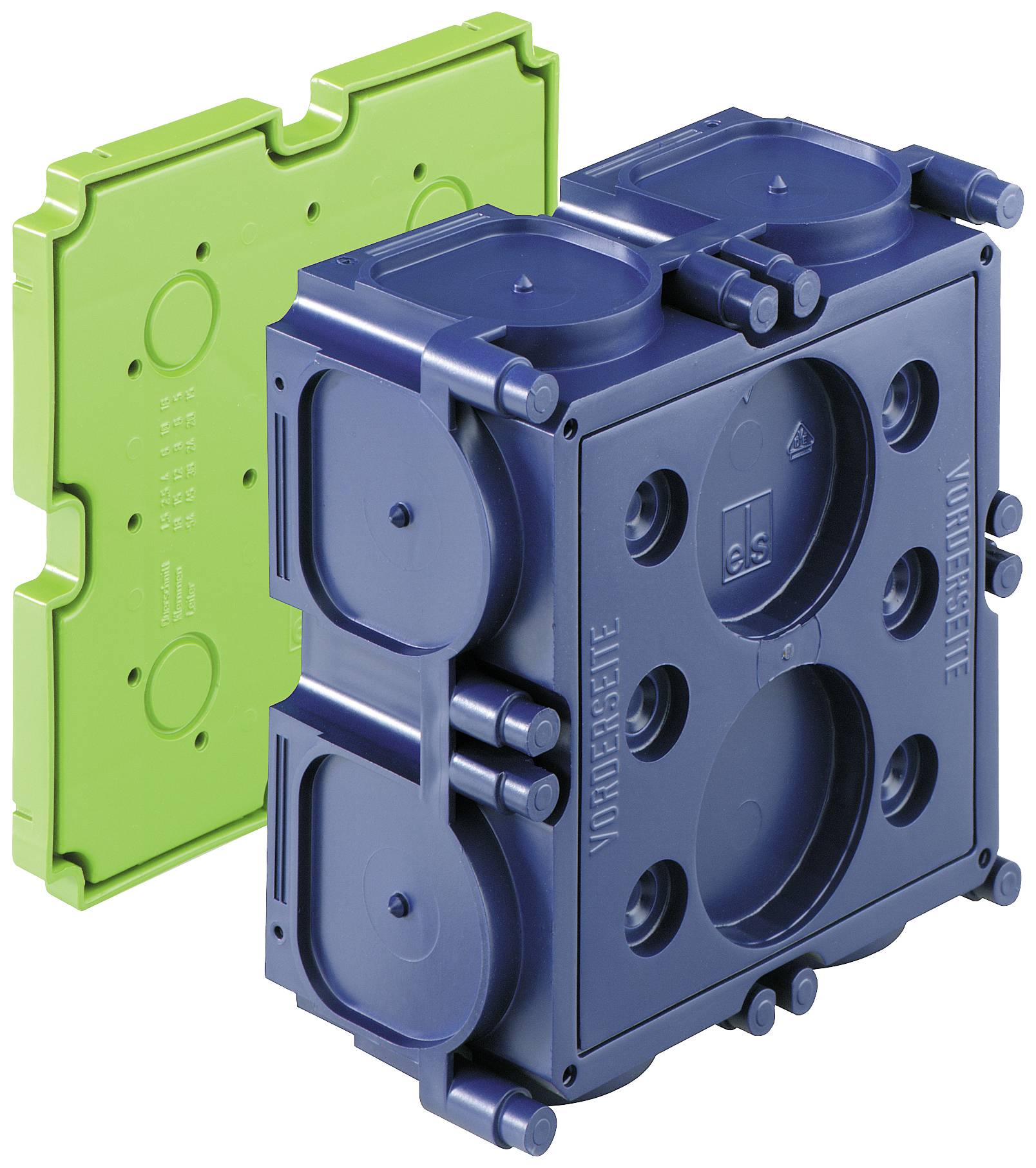 Spelsberg 98000201 Hohlwand-Abzweigkasten halogenfrei, winddicht (L x B x H) 142 x 142 x 70mm 1St.