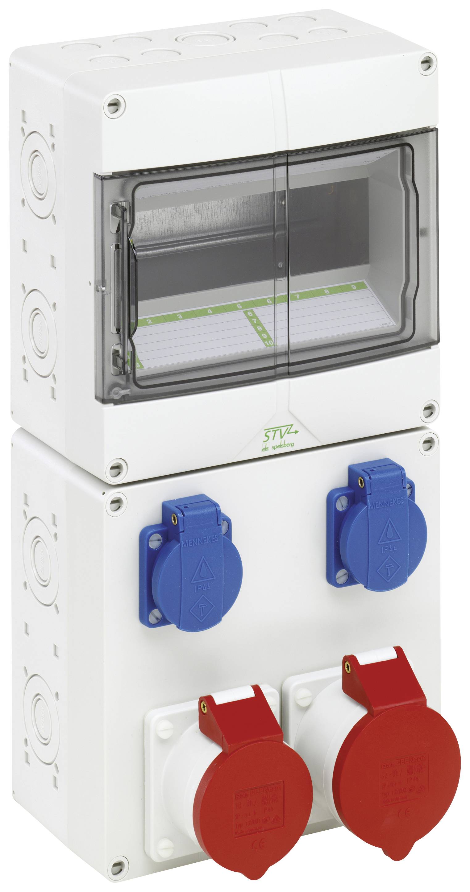 Spelsberg 72932201 STV 922-S Verteilerschrank Wand Anzahl Teilungen = 9 Inhalt 1St.