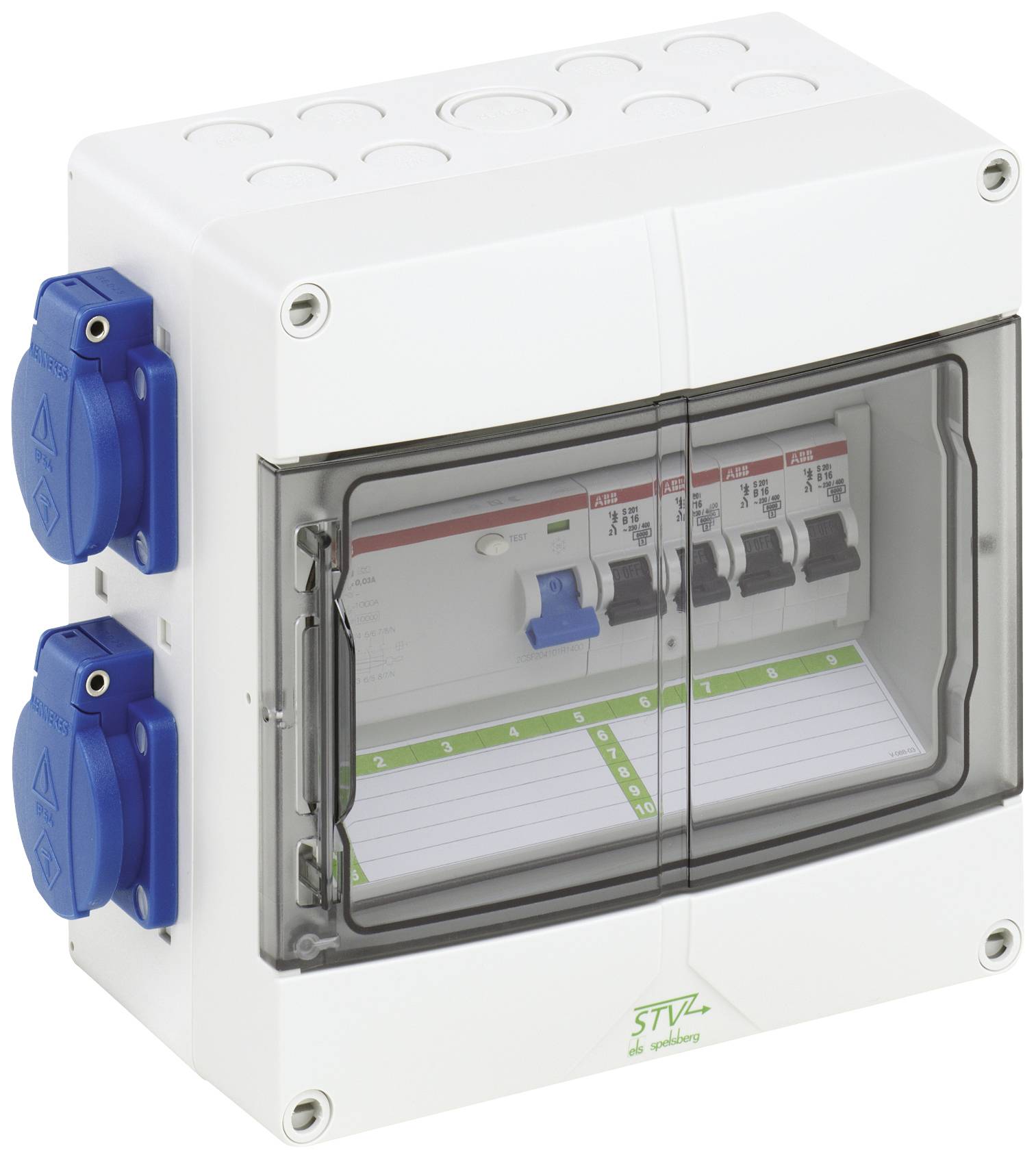 Spelsberg 72940401 STV 904-K Verteilerschrank Wand Inhalt 1 St.