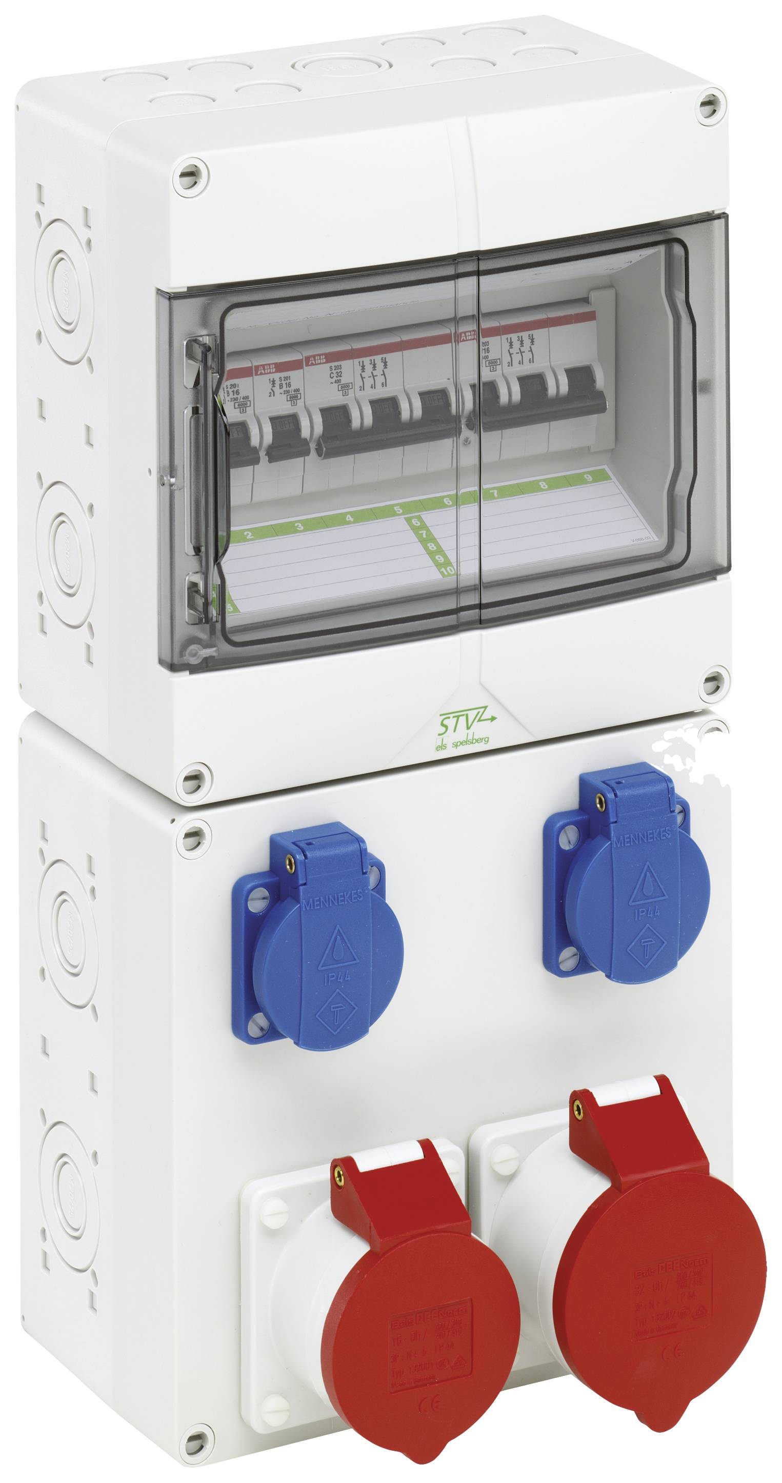 Spelsberg 72942201 STV 922-K Verteilerschrank Wand Inhalt 1St.