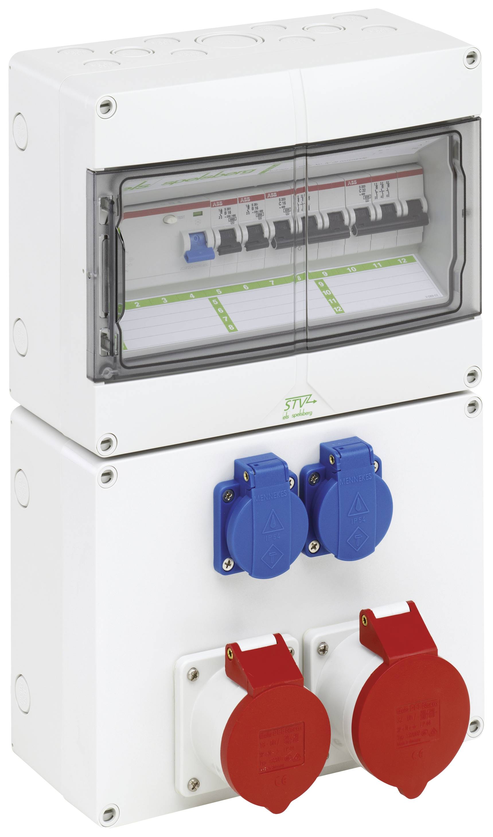 Spelsberg 73142201 STV 1222-K Verteilerschrank Wand Inhalt 1St.