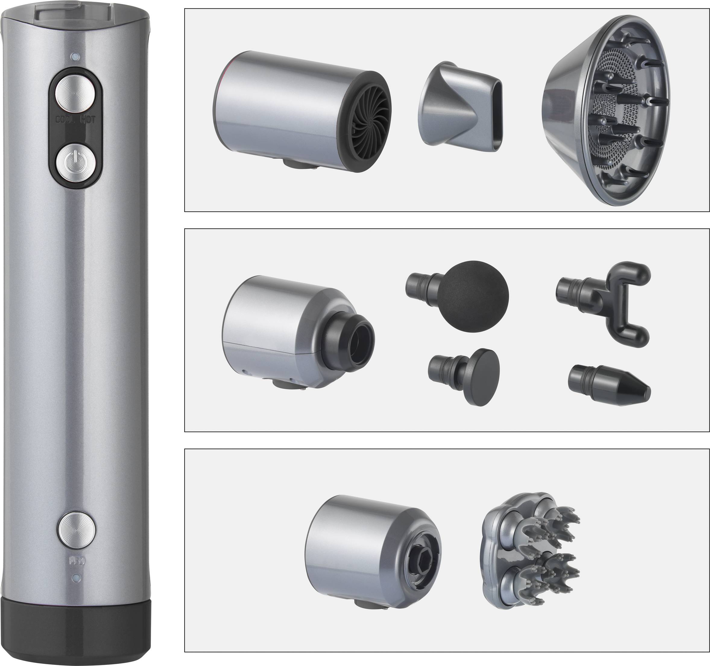 FD-4IN1-A Massagepistole 350W Silber