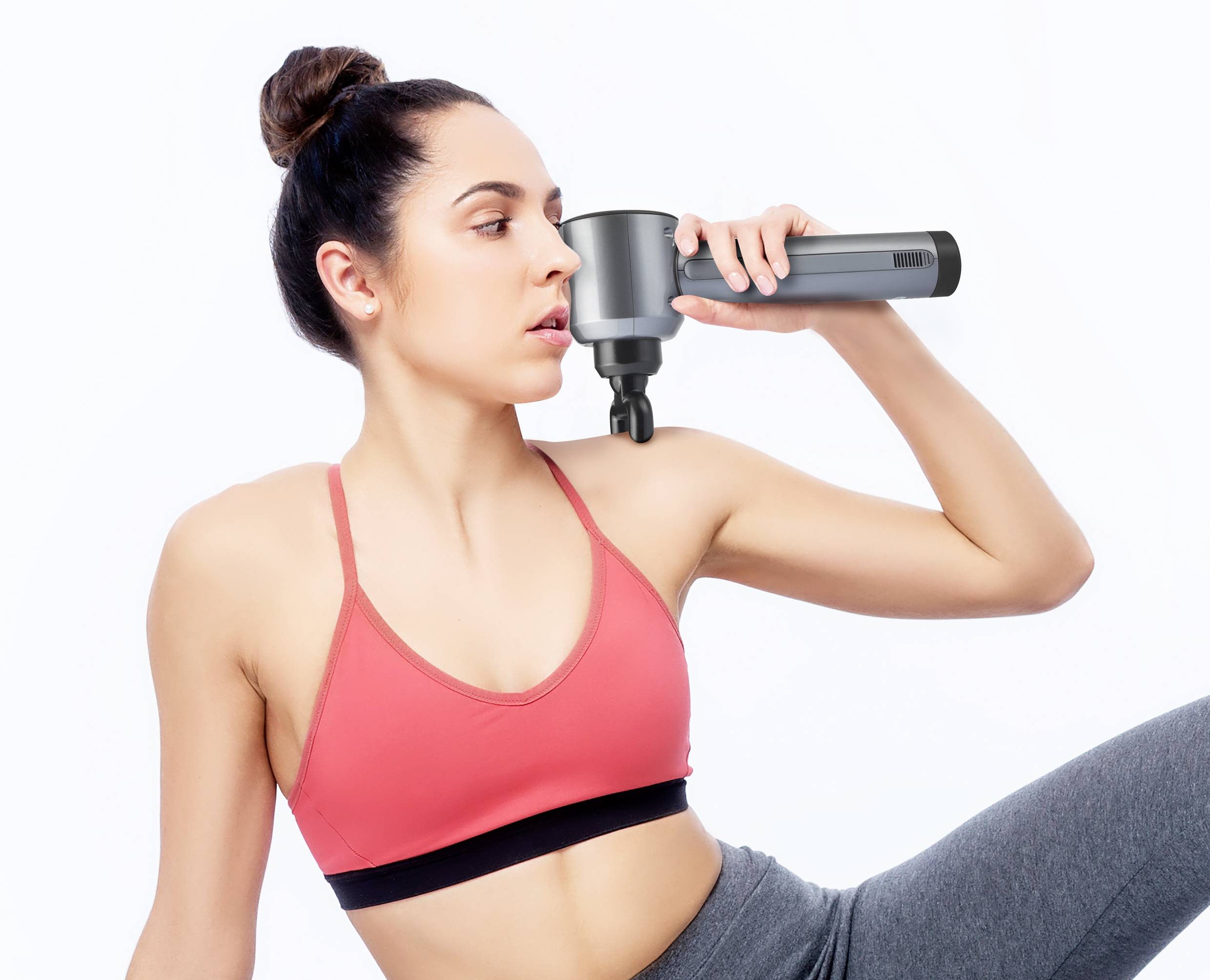 FD-4IN1-A Massagepistole 350W Silber