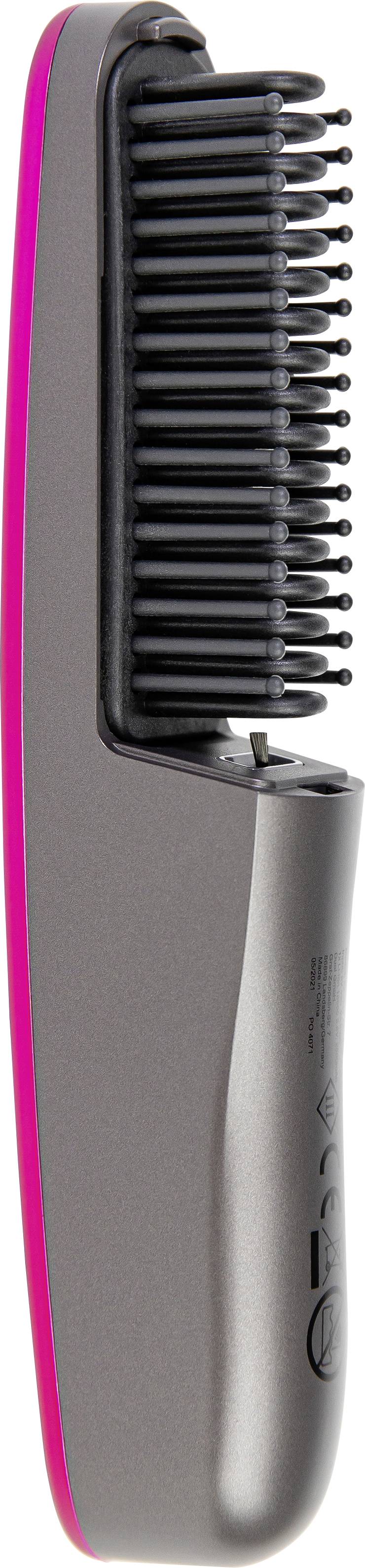 Prinz PZ-AHGB1 Glättungsbürste Anthrazit, Pink mit Ionisierung