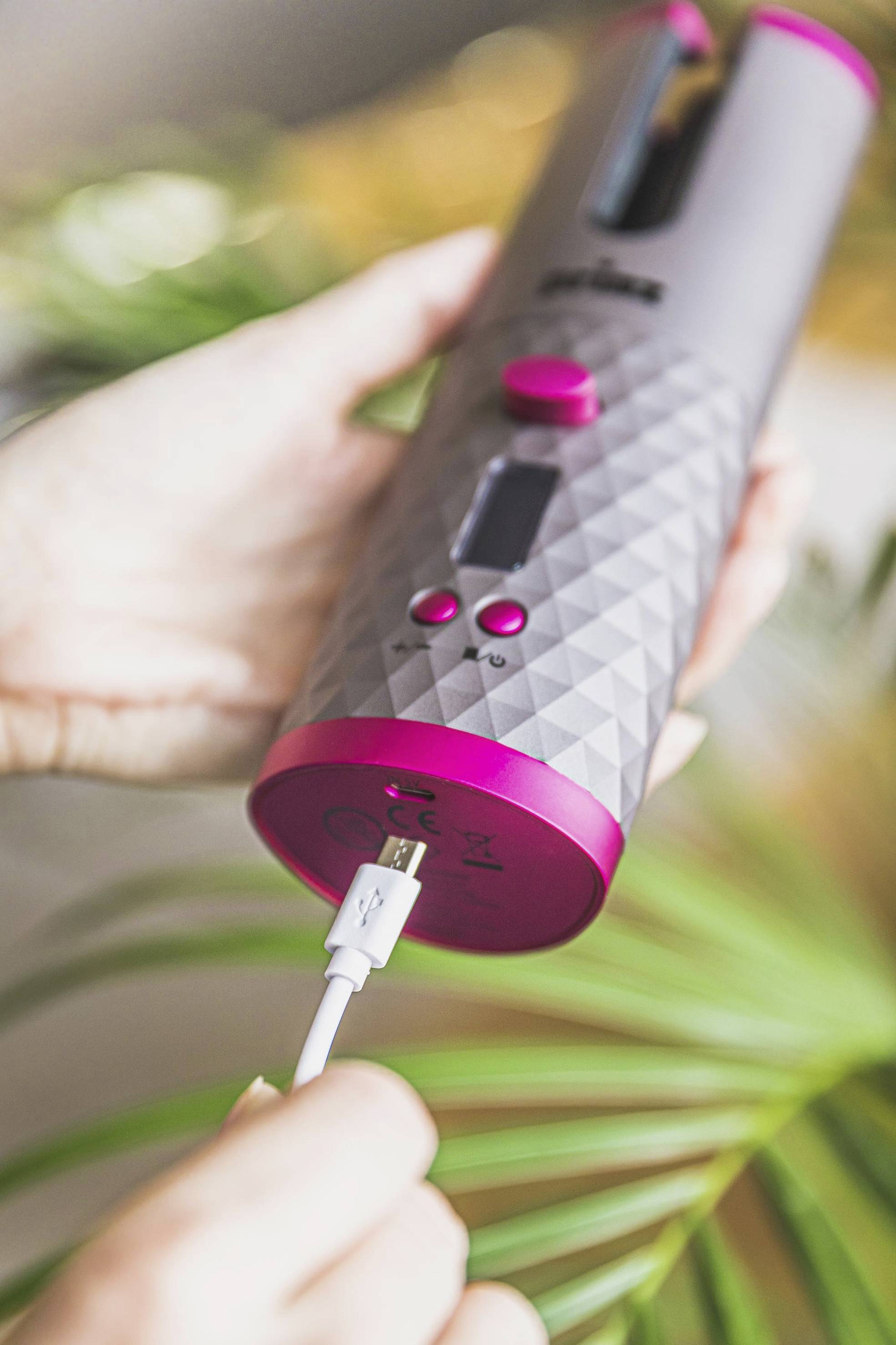 Prinz PZ-ALD1 Lockencurler Grau, Pink