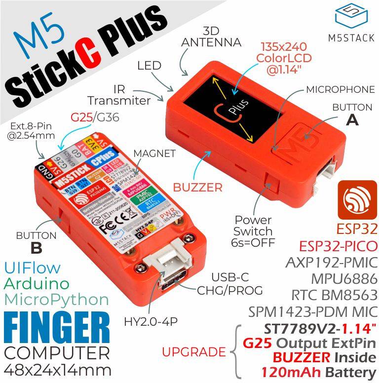 M5Stack K016-P Mikrocontroller N/A 1 St.
