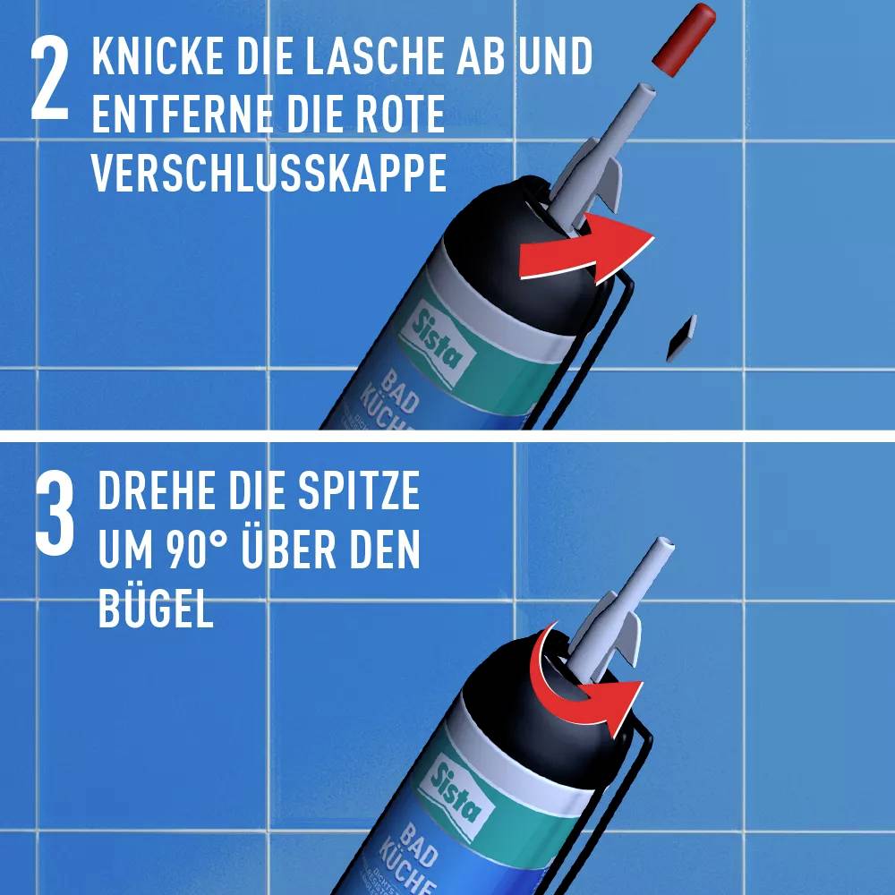 Sista SBKWS Sanitär-Silikon Herstellerfarbe Kiwi SBKWS 100 ml