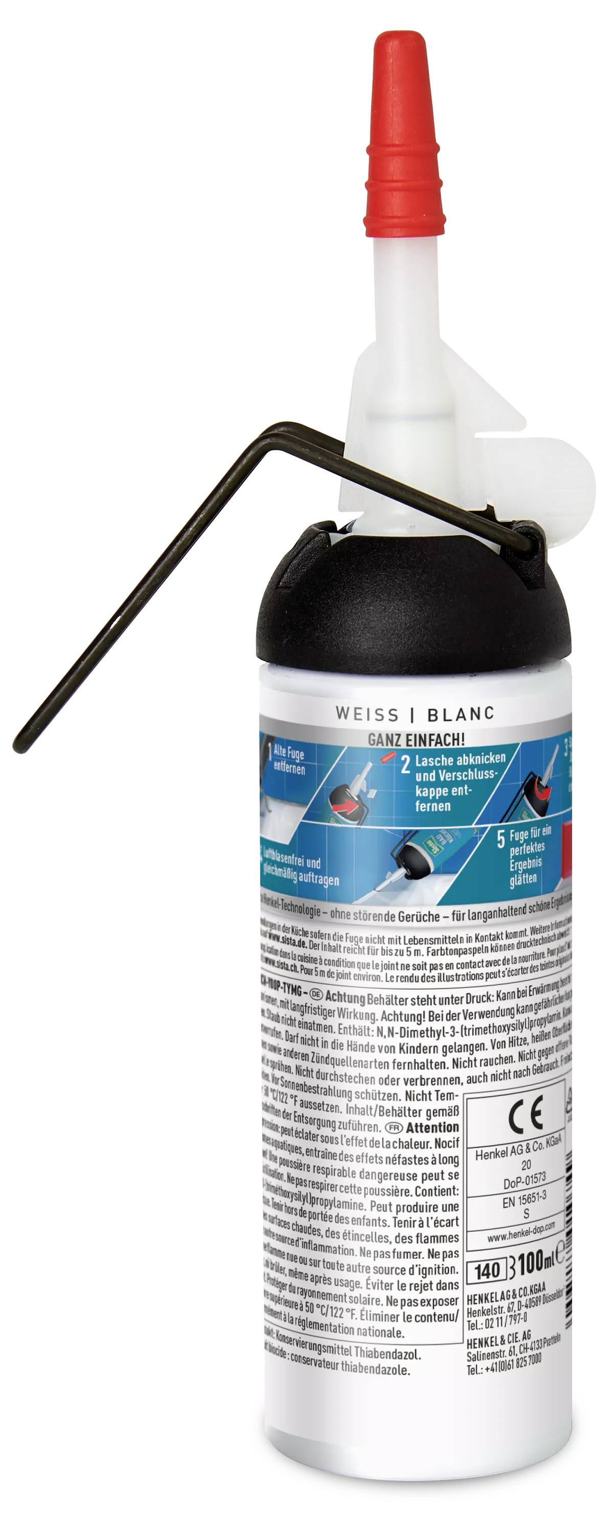 Sista SBKWS Sanitär-Silikon Herstellerfarbe Kiwi SBKWS 100 ml