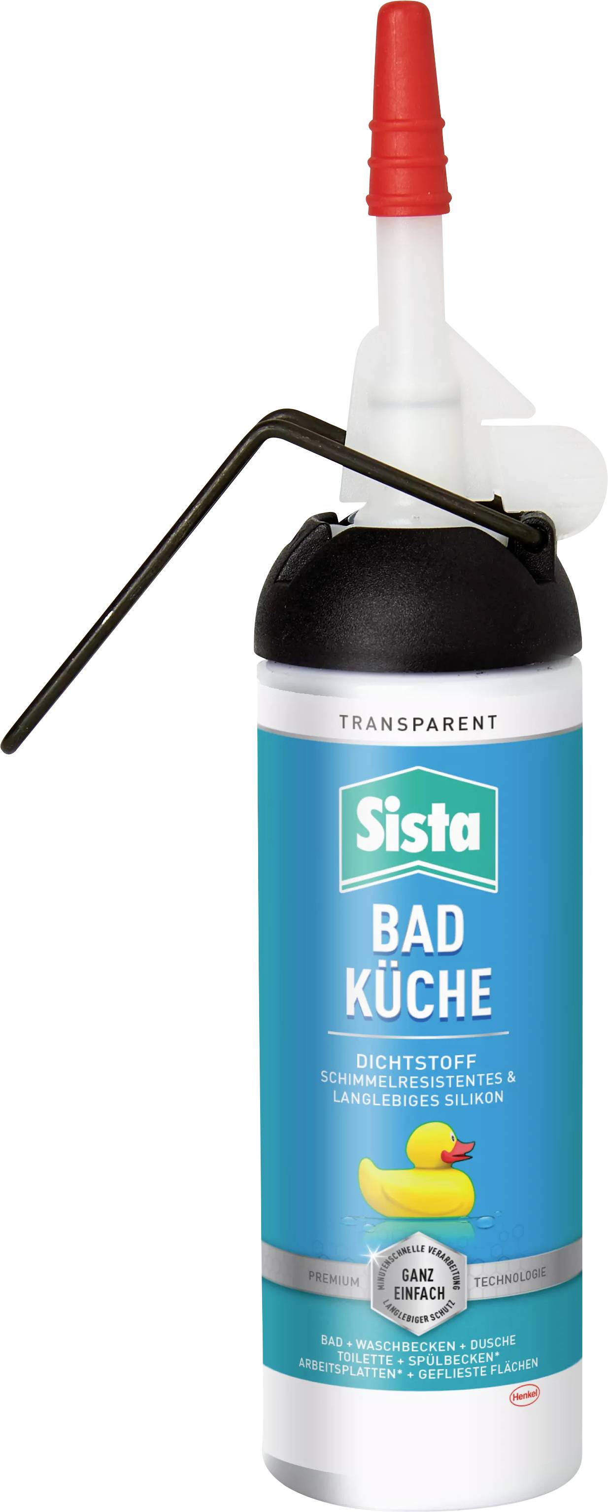 Sista SLBKT Sanitär-Silikon Herstellerfarbe Transparent SLBKT 100ml