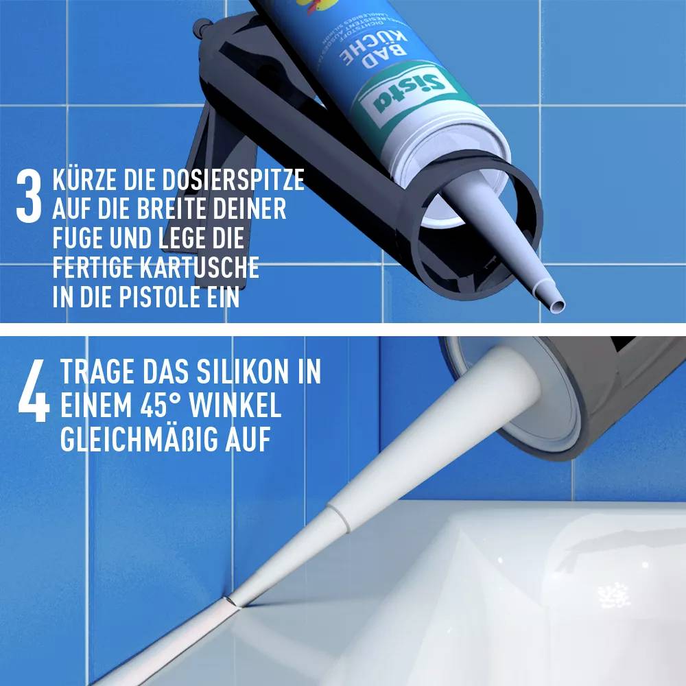 Sista SLBTR Sanitär-Silikon Herstellerfarbe Transparent SLBTR 280ml