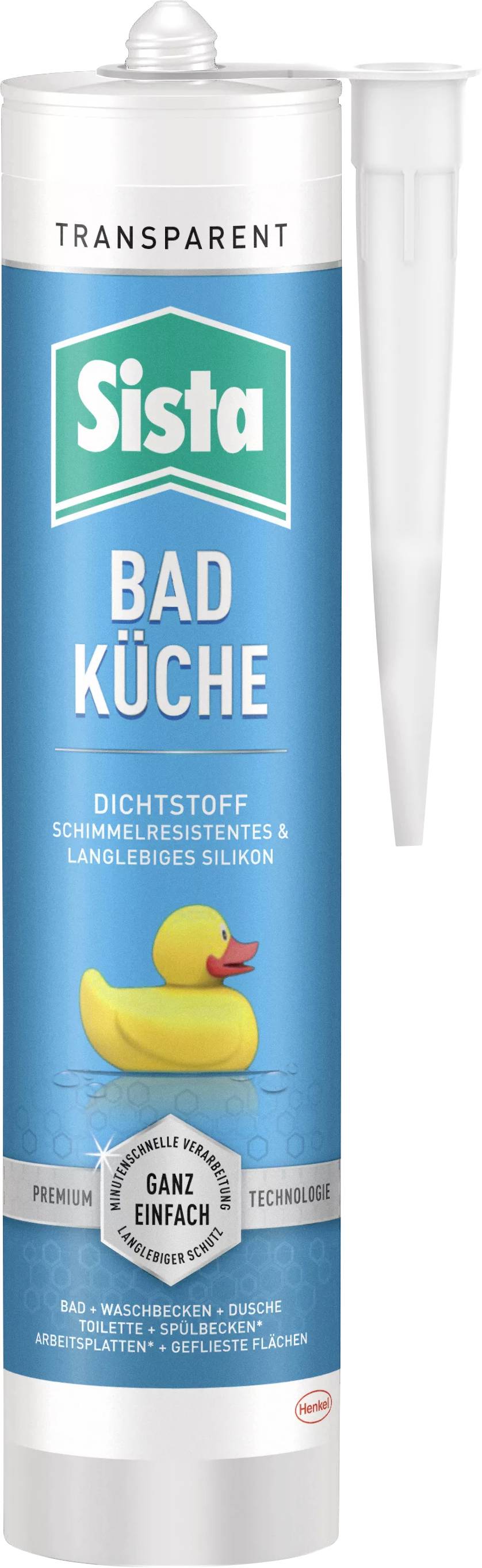 Sista SLBTR Sanitär-Silikon Herstellerfarbe Transparent SLBTR 280ml