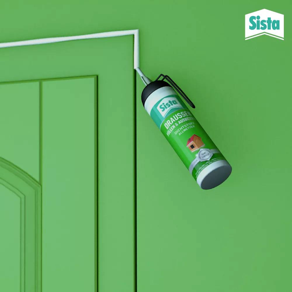 Sista Sealing Sanitär-Silikon Herstellerfarbe Transparent SLOKT 100ml