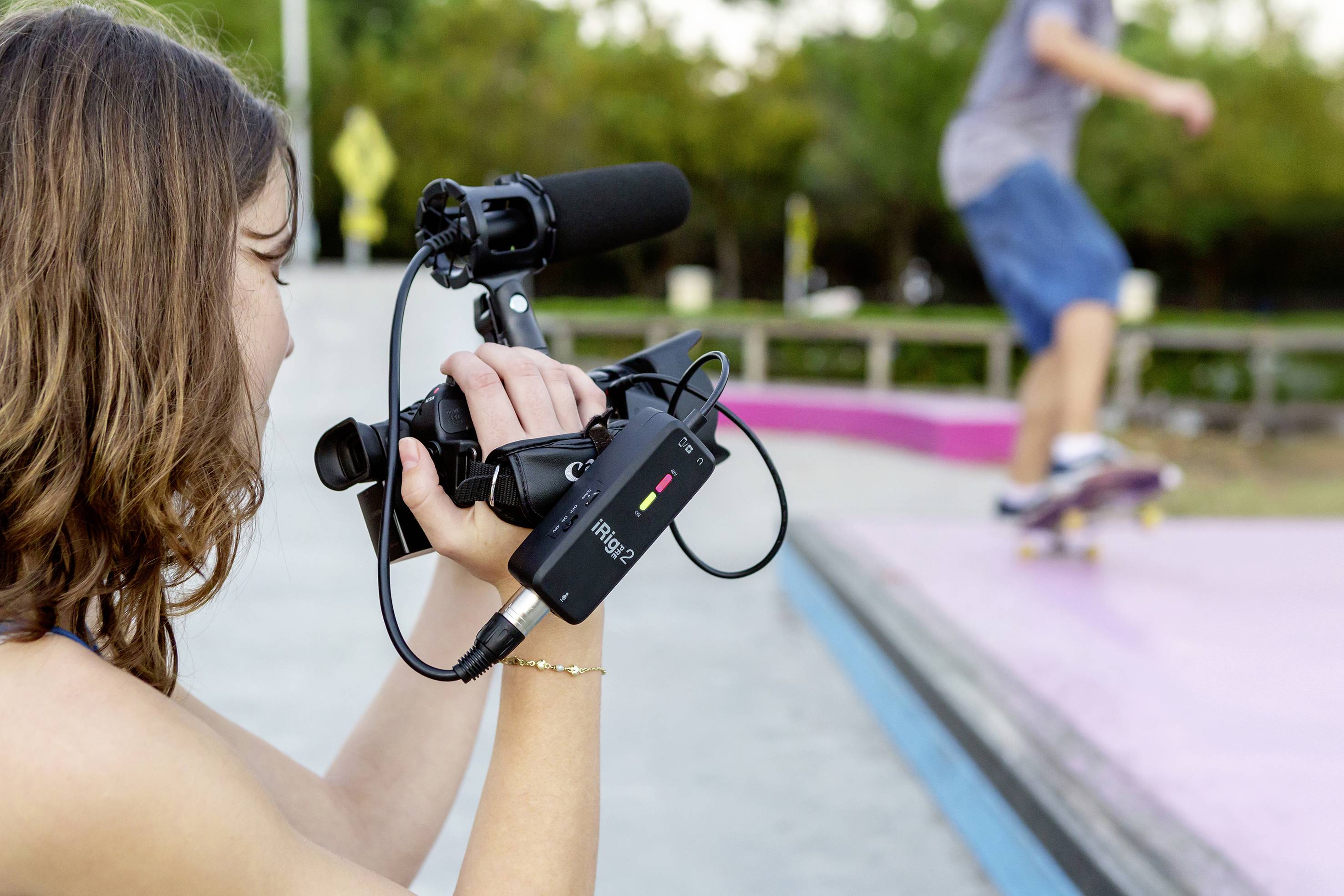 IK Multimedia iRig Pre 2 Ansteck Handymikrofon Übertragungsart (Details):Kabelgebunden Audio, 2.0 (3.5mm Klinke) Kabelgebunden