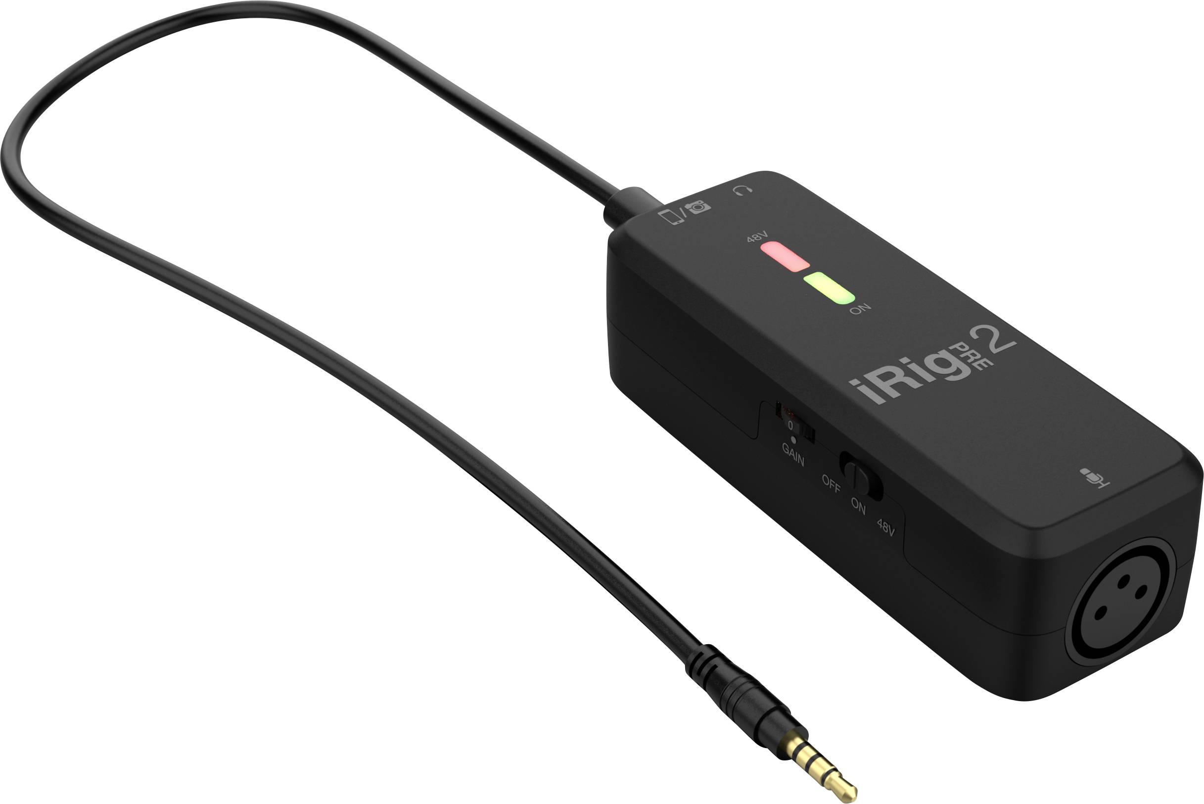 IK Multimedia iRig Pre 2 Ansteck Handymikrofon Übertragungsart (Details):Kabelgebunden Audio, 2.0 (3.5mm Klinke) Kabelgebunden