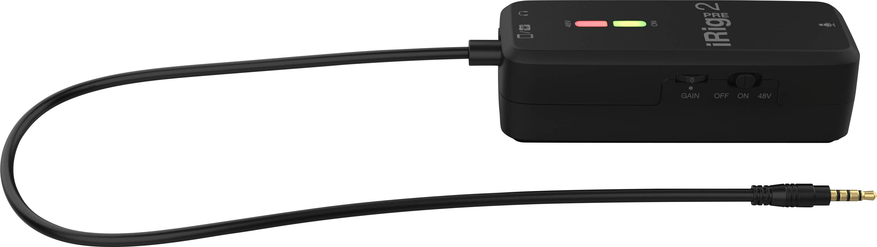 IK Multimedia iRig Pre 2 Ansteck Handymikrofon Übertragungsart (Details):Kabelgebunden Audio, 2.0 (3.5mm Klinke) Kabelgebunden
