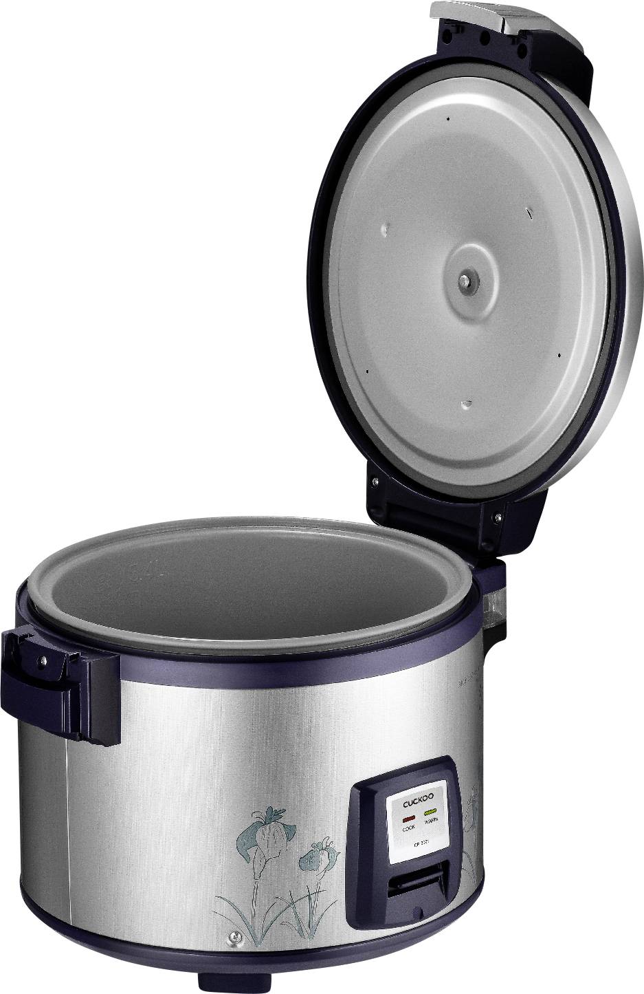 Cuckoo CR-3021 Reiskocher Silber, Schwarz Antihaftbeschichtung, Kontrollleuchte