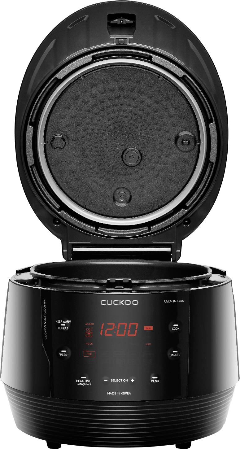 Cuckoo CMC-QAB549S Multikocher Schwarz mit Dampfgarfunktion