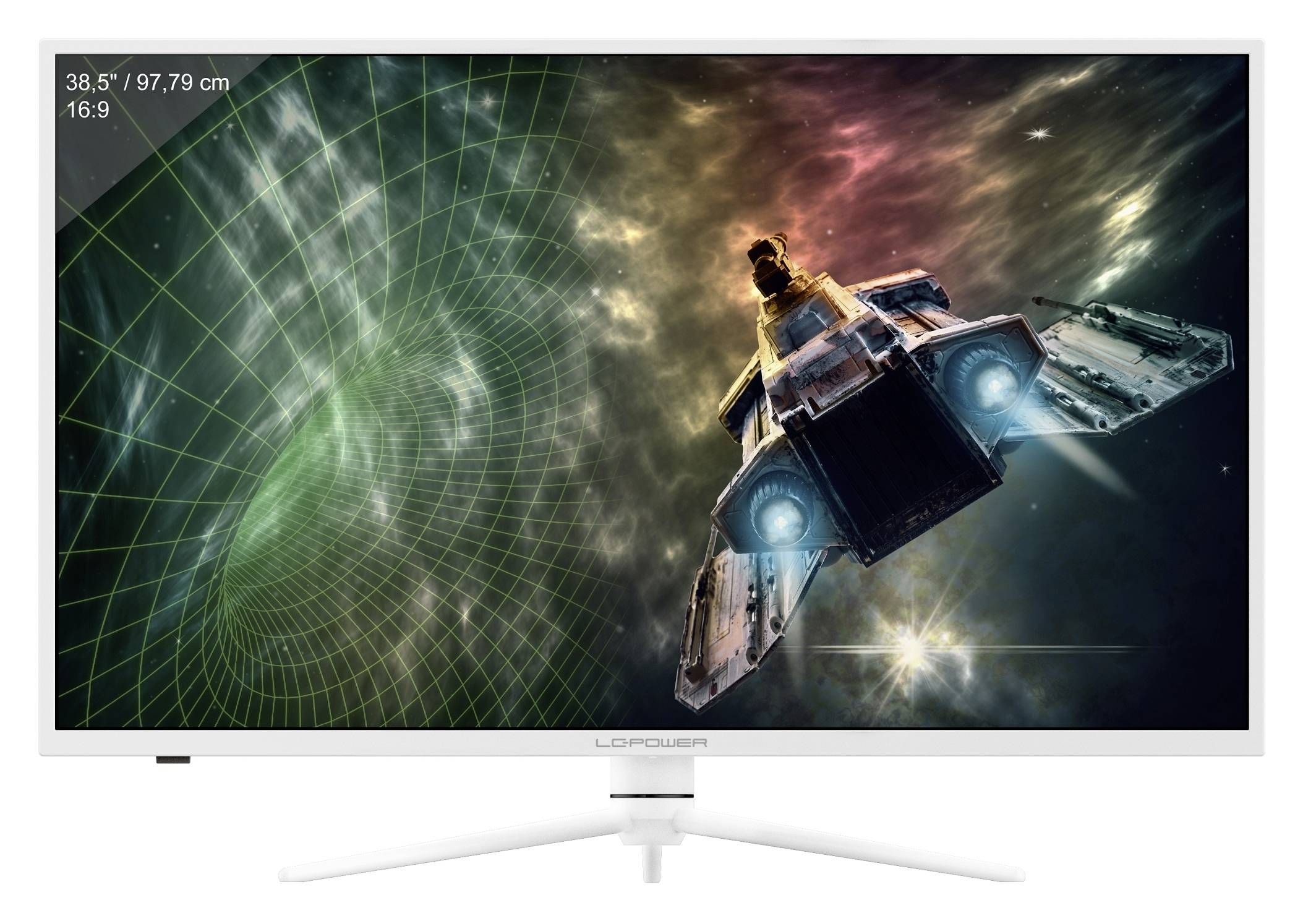 LC Power LC-M39-QHD-165-C Gaming Monitor EEK G (A - G) 97.8cm (38.5 Zoll) 2560 x 1440 Pixel 16:9 4 ms Audio, stereo