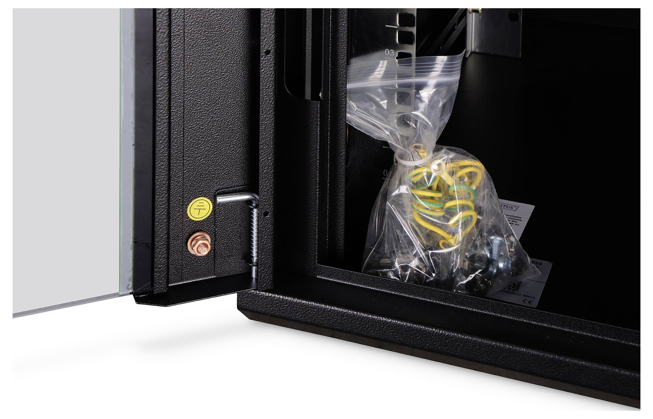 Digitus DN-19 07U-6/6-EC-SW 19 Zoll Wandgehäuse (B x H x T) 600 x 416 x 600mm 7 HE Schwarz, Schwarz (matt), Schwarz (RAL 9005)