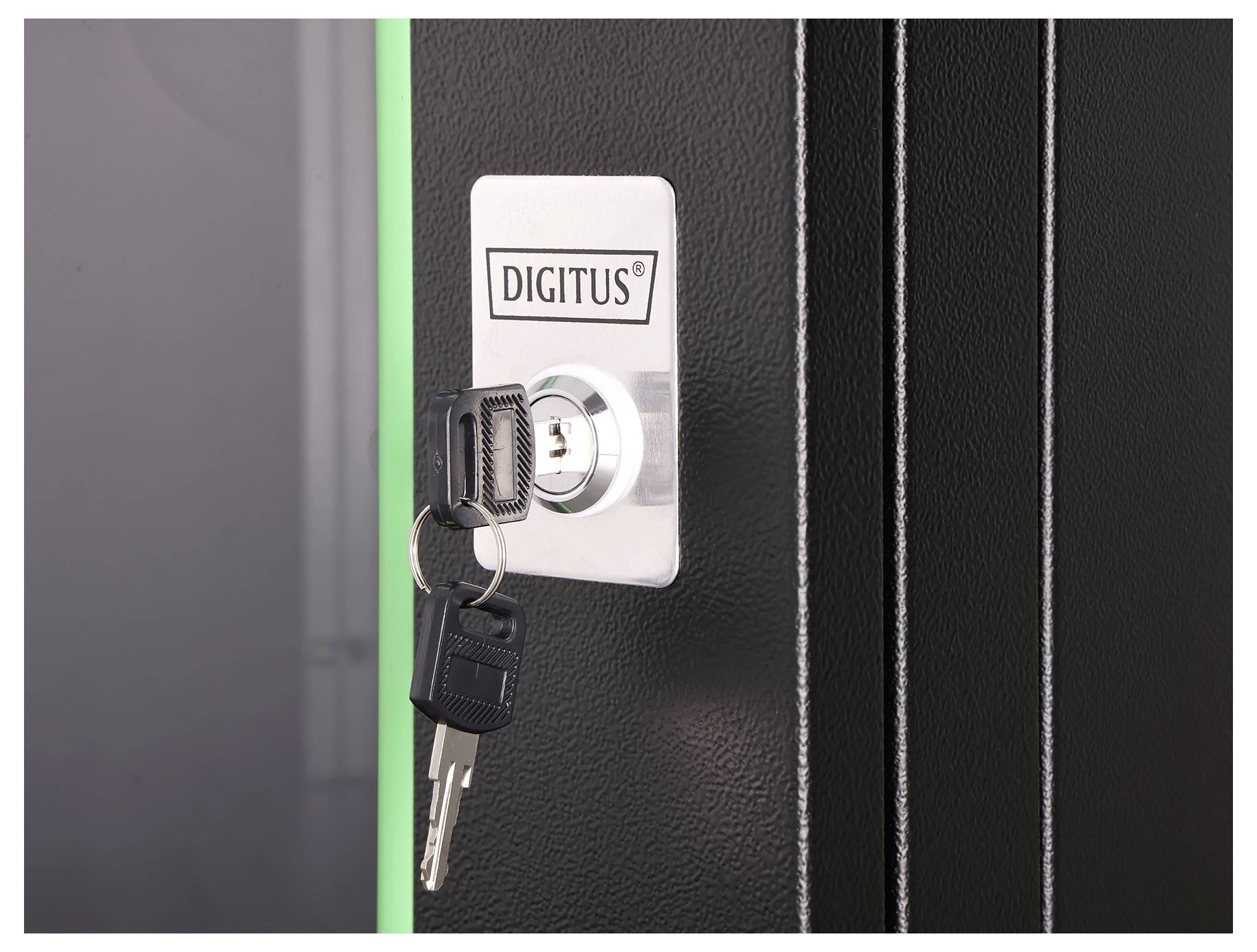 Digitus DN-19 07U-6/6-EC-SW 19 Zoll Wandgehäuse (B x H x T) 600 x 416 x 600mm 7 HE Schwarz, Schwarz (matt), Schwarz (RAL 9005)