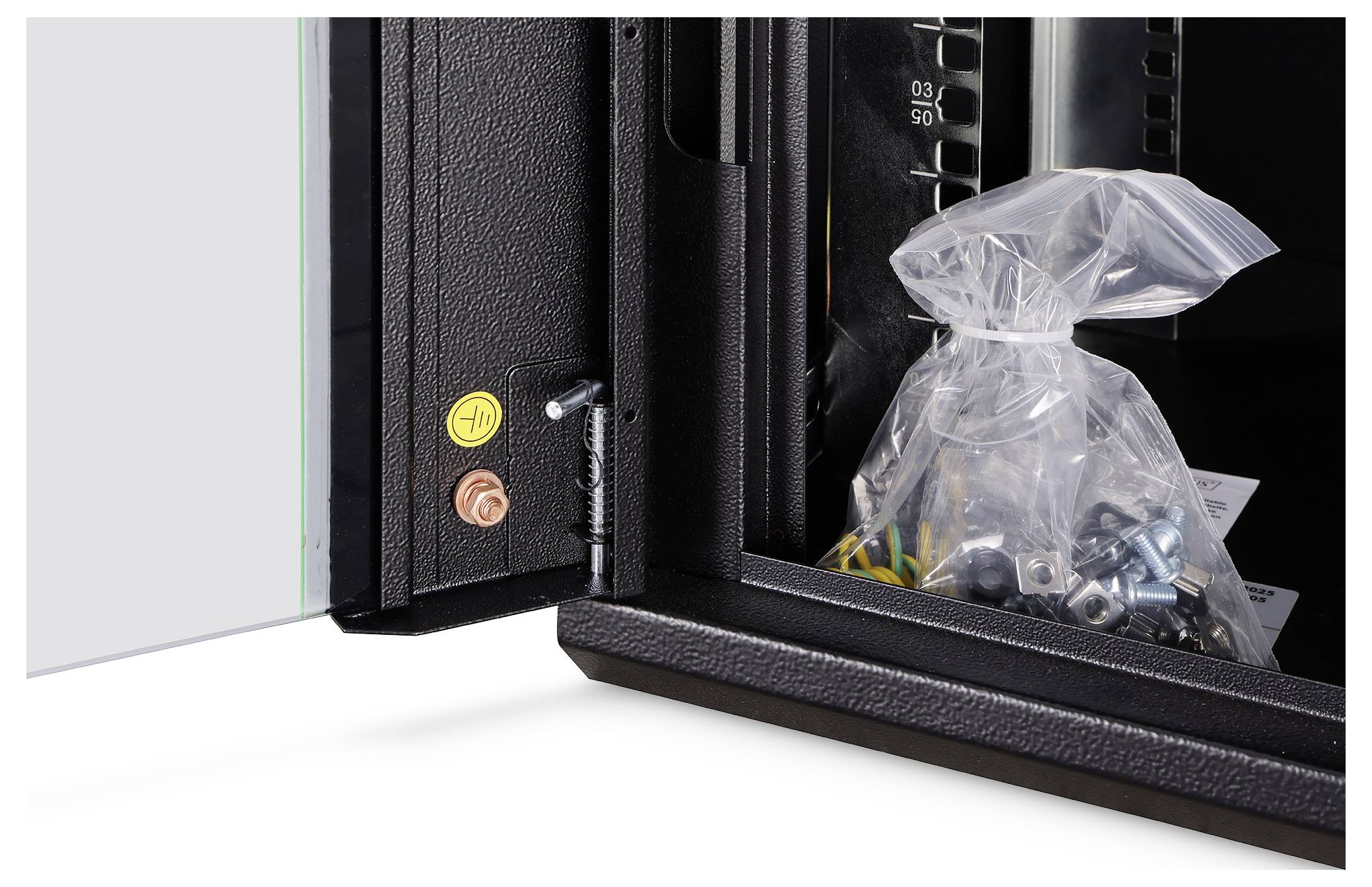 Digitus DN-19 07-U-EC-SW 19 Zoll Wandgehäuse (B x H x T) 600 x 416 x 450 mm 7 HE Schwarz (RAL 9005)